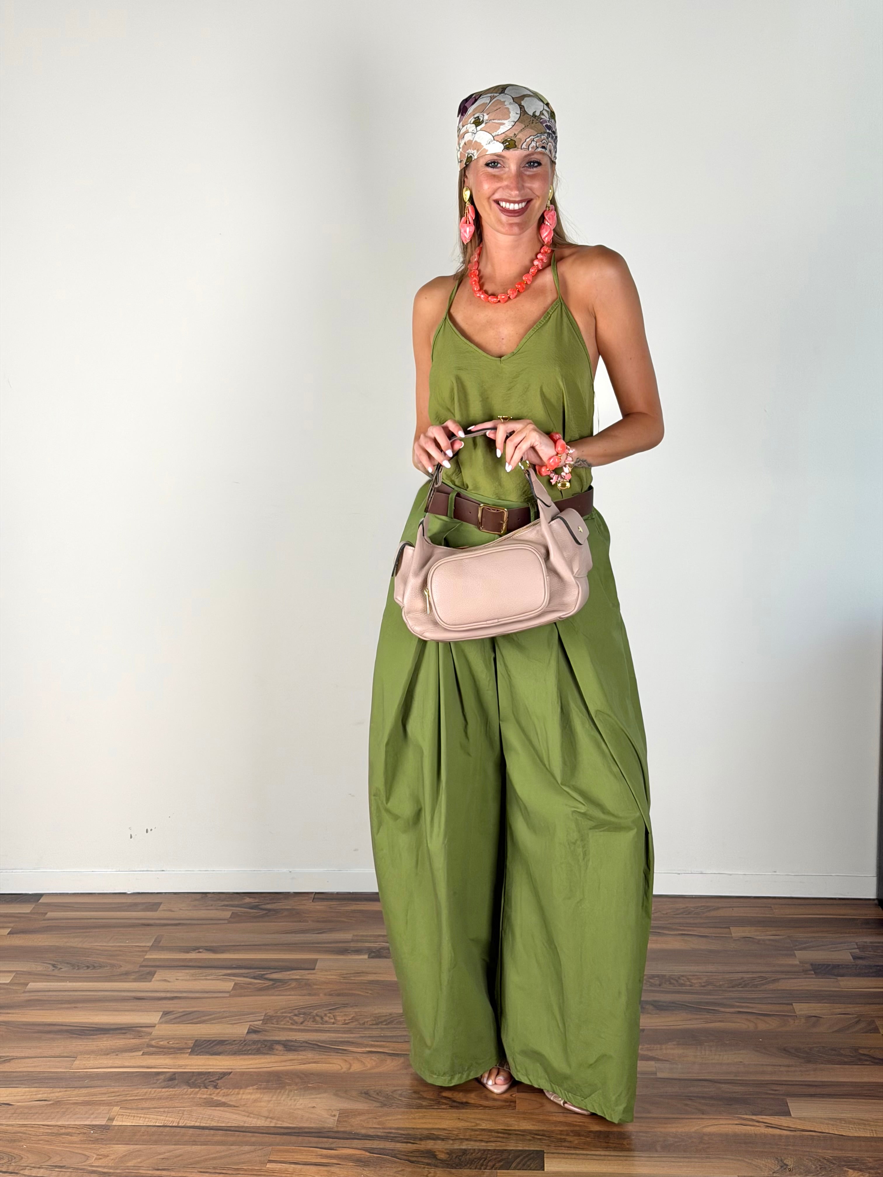 Pantalone Ametista verde