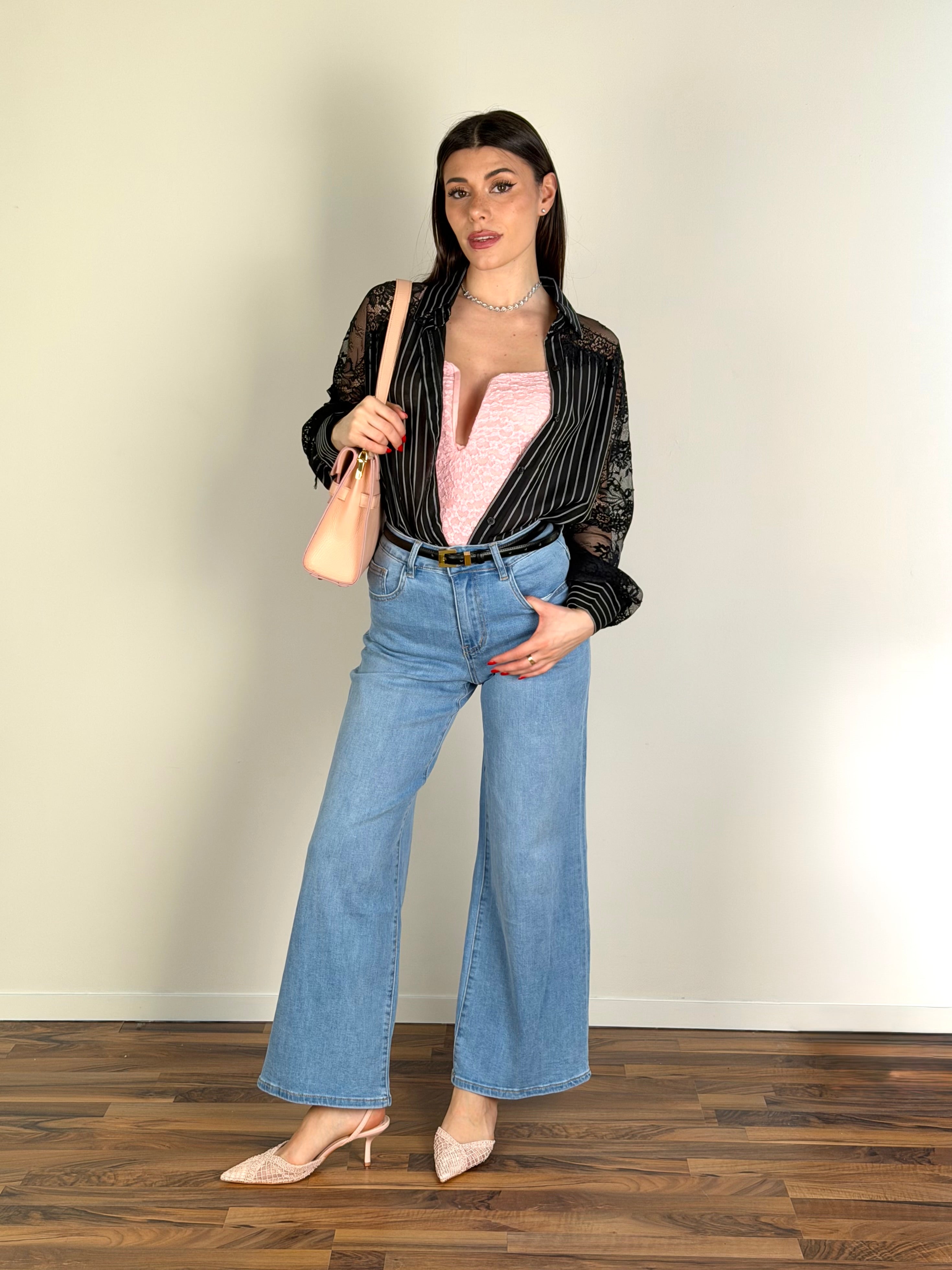 Camicia Baby-doll nera