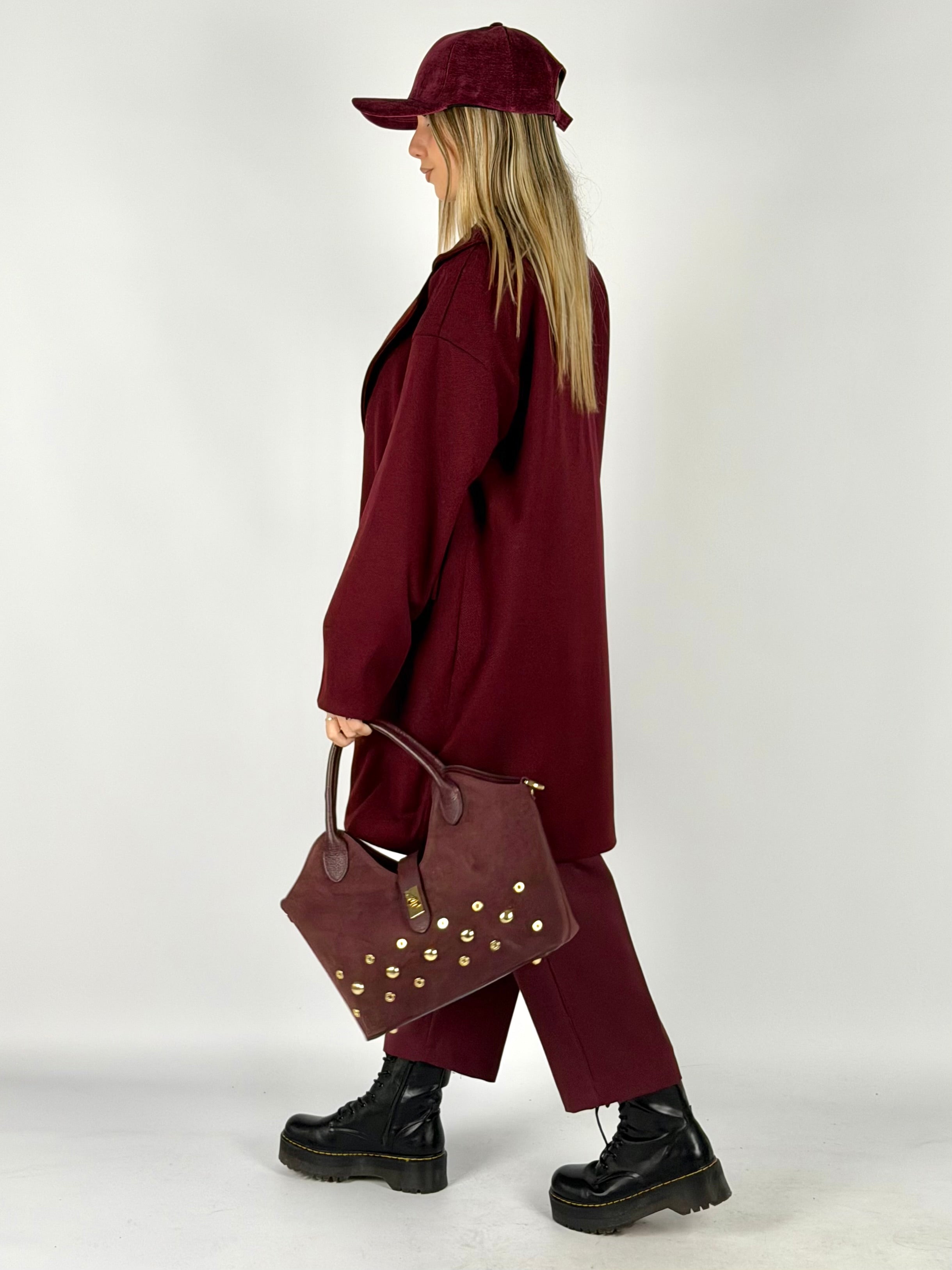 Cappotto Cloud Bordeaux