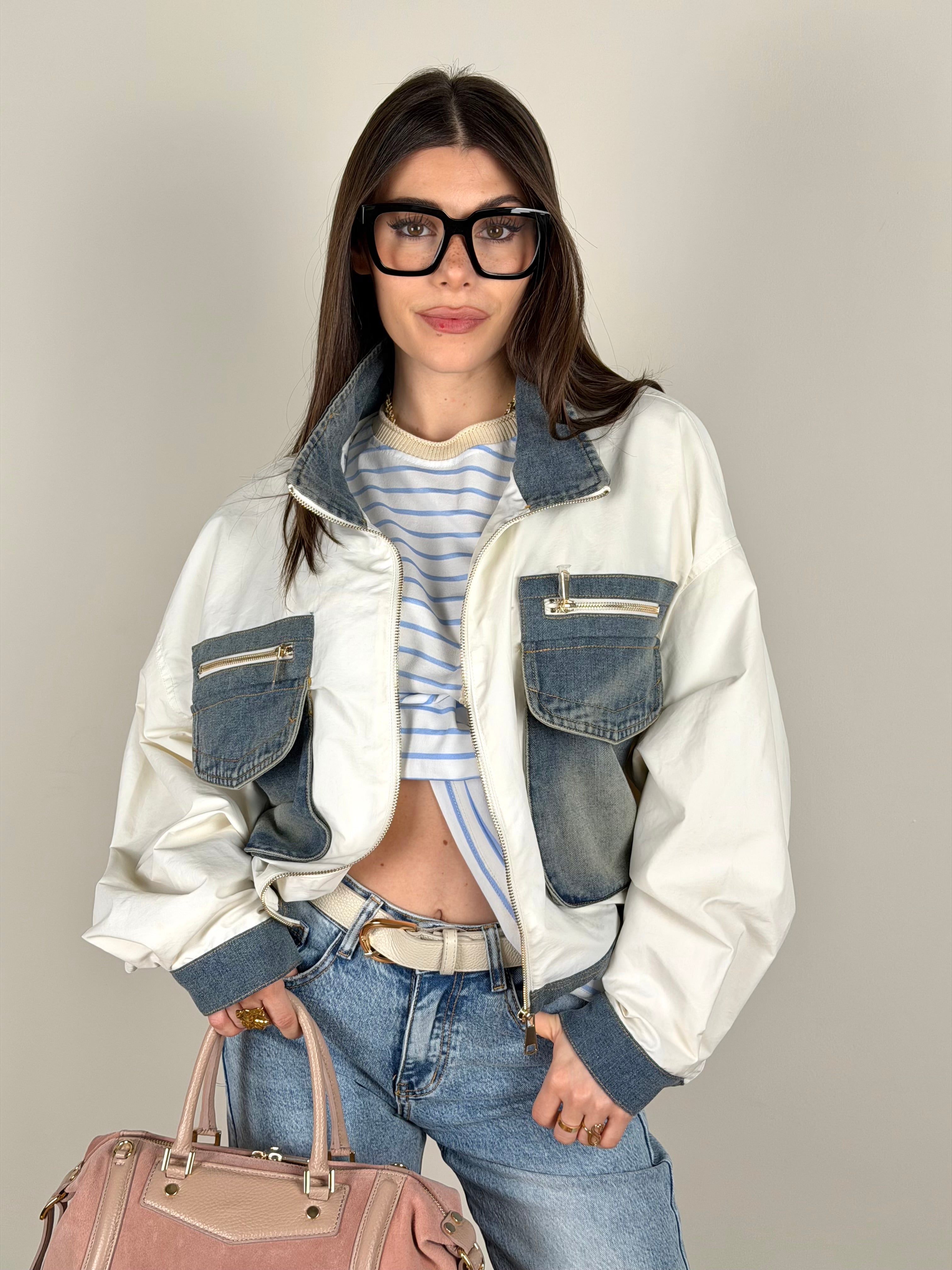Bomber Carly denim