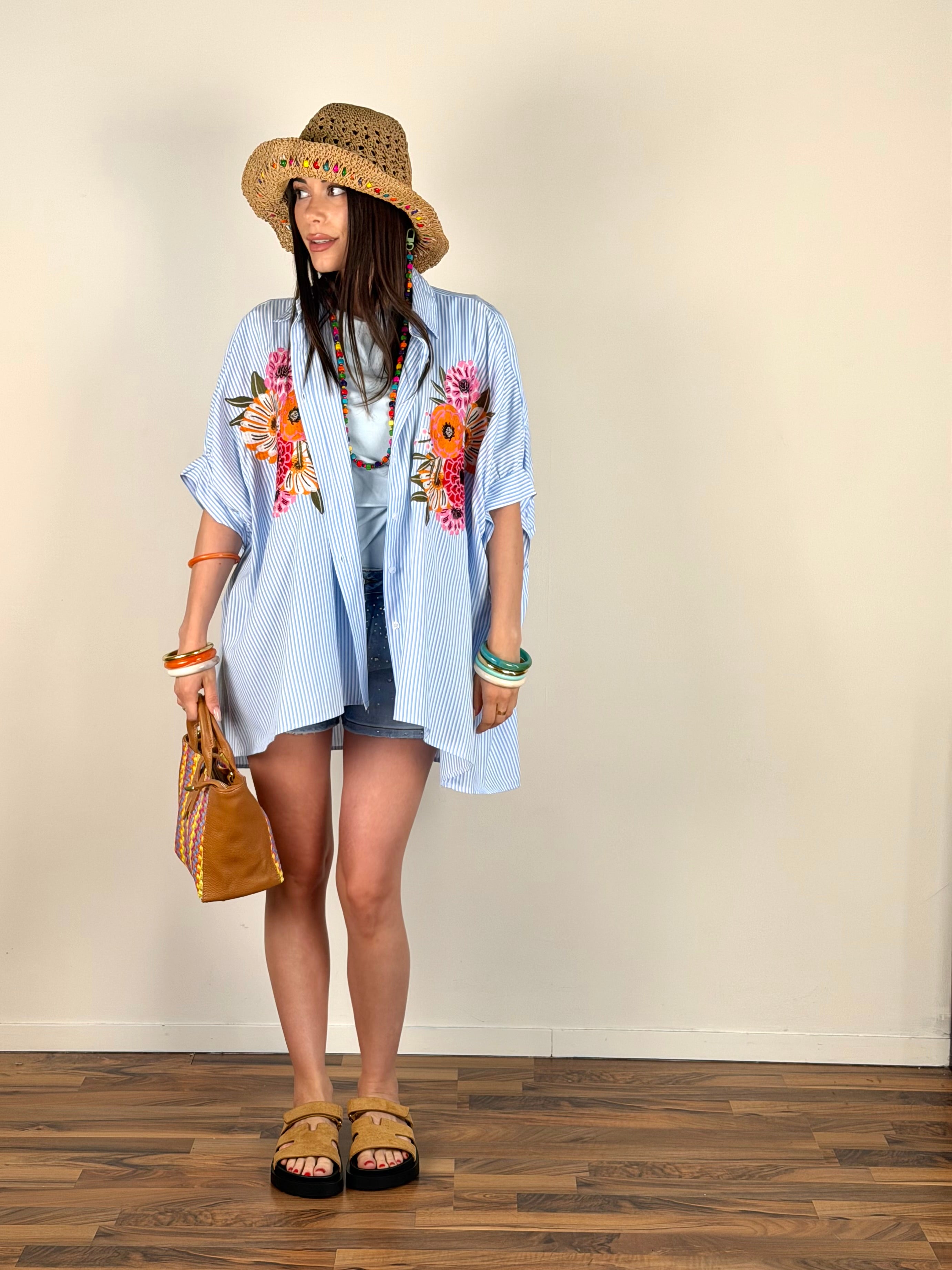 Camicia Brooklyn celeste