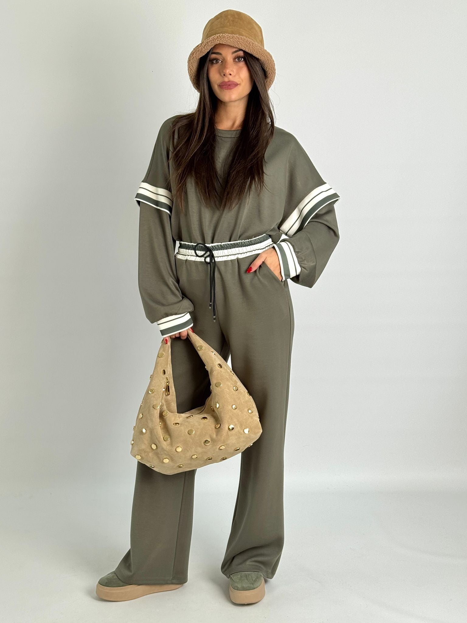 Tuta sportiva Olga verde