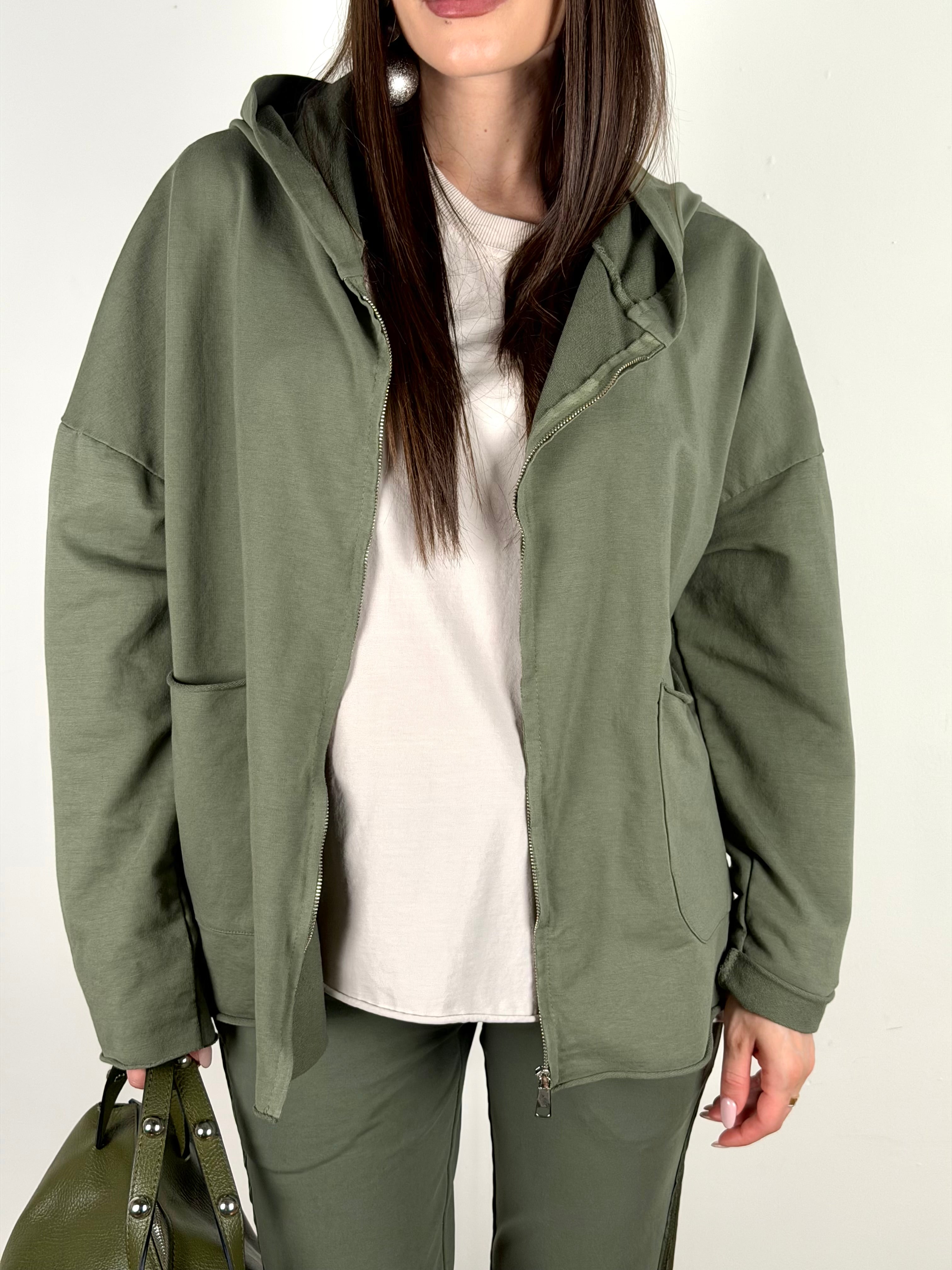 Felpa Malibu verde