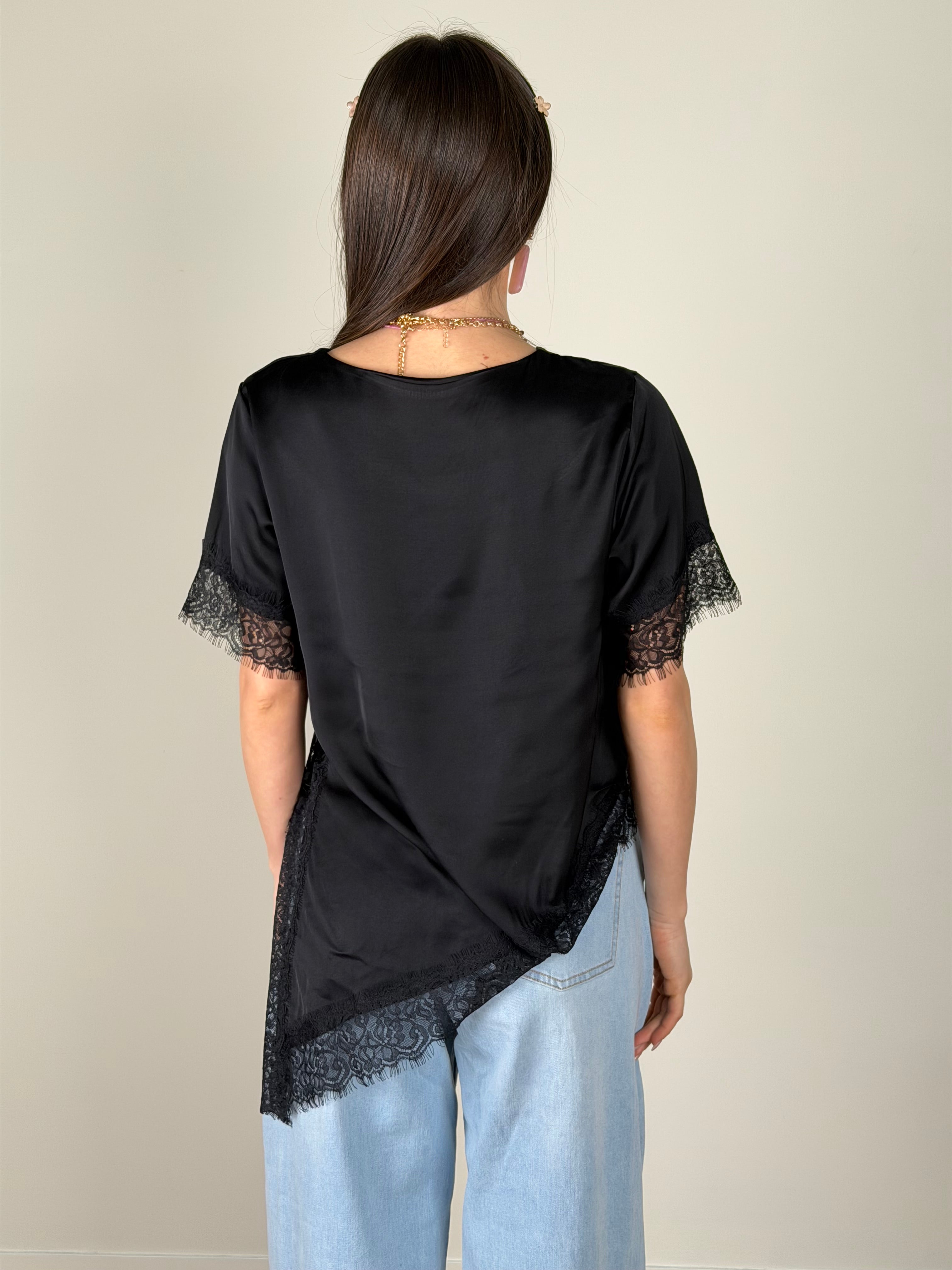 Maglia trasversale nero