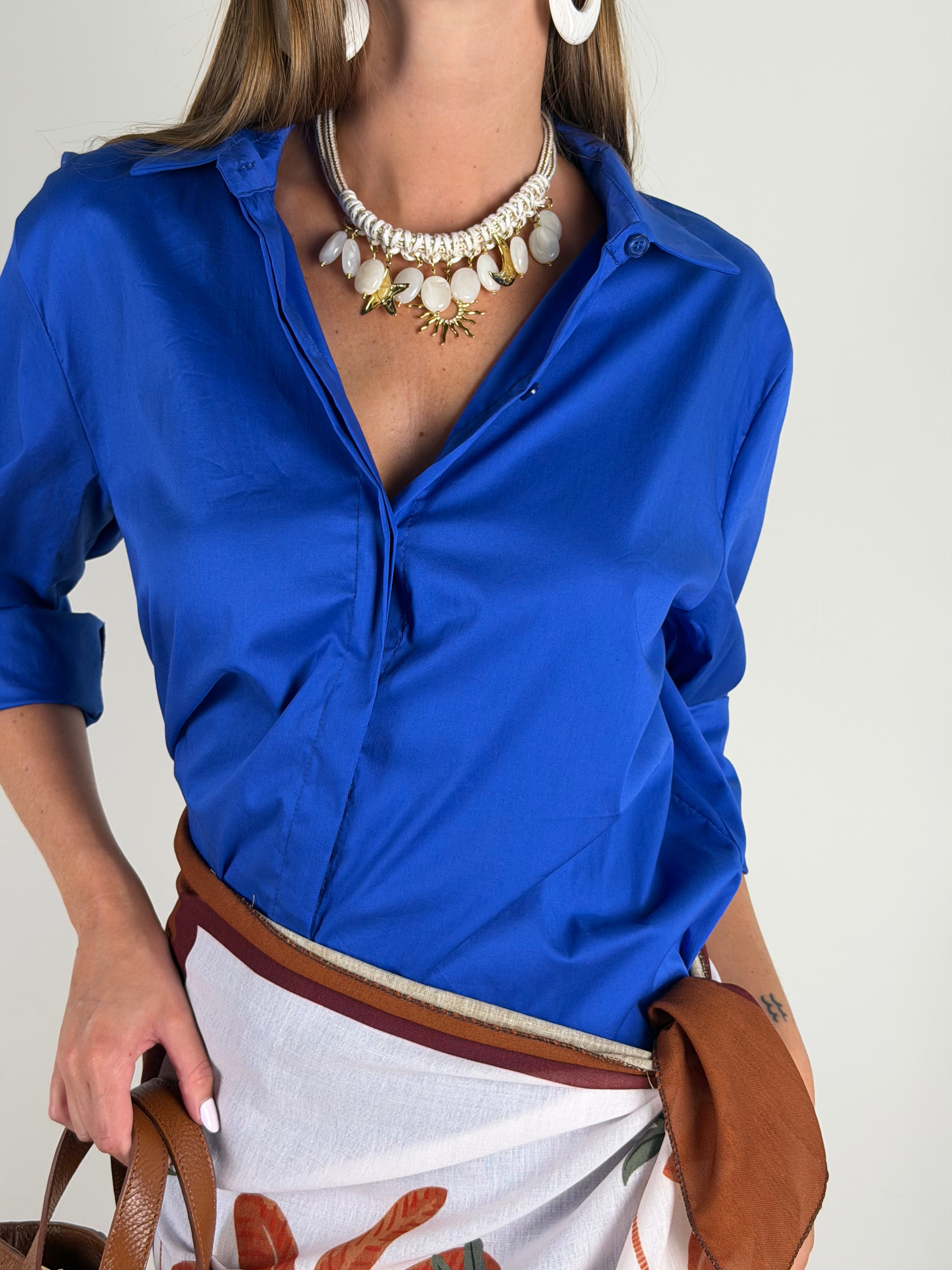 Camicia Prince blu elettrico