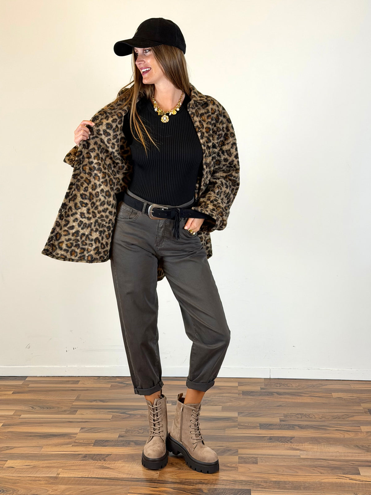 Cappotto teddy maculato