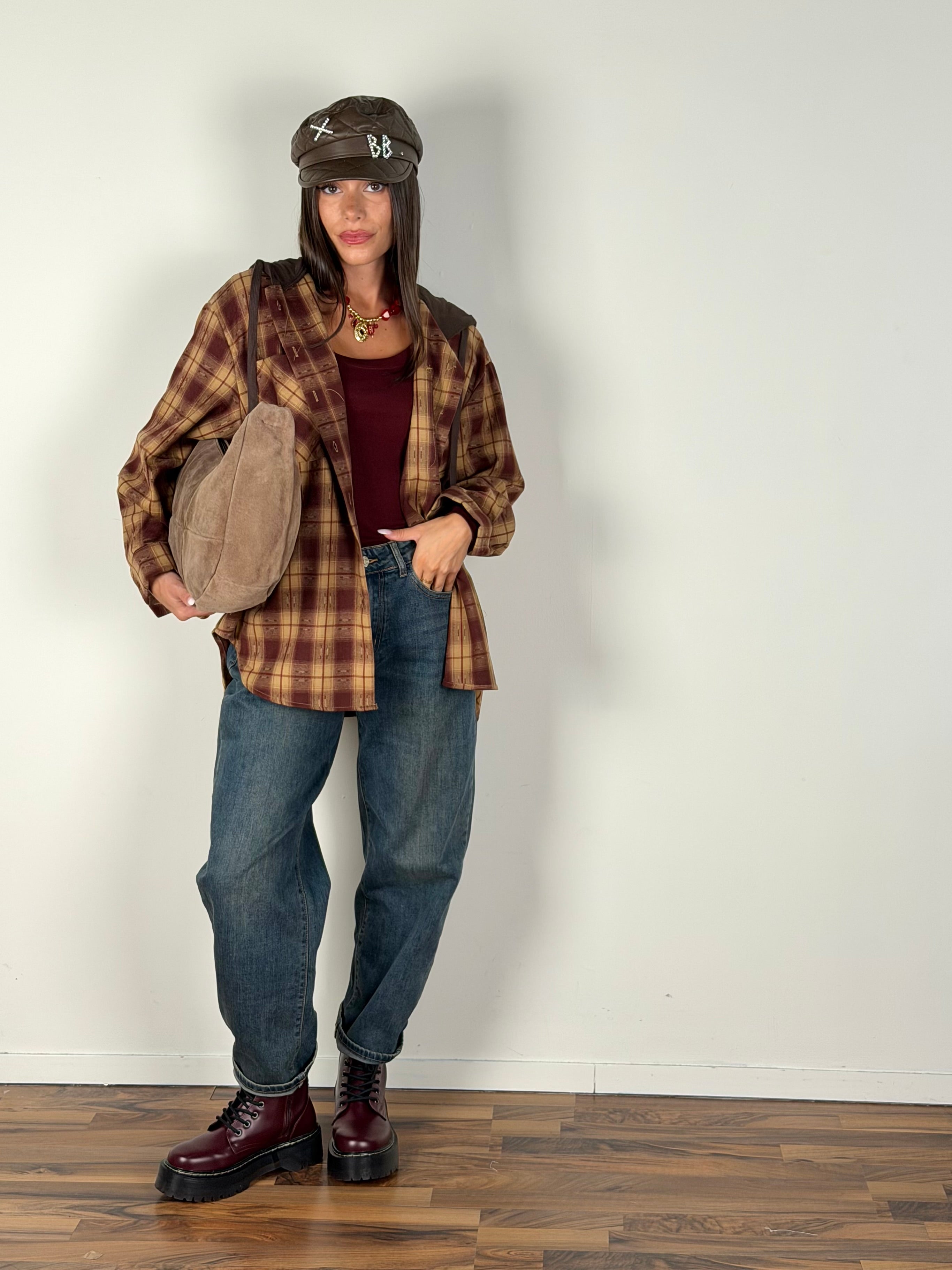 Camicia Check Street Bordeaux