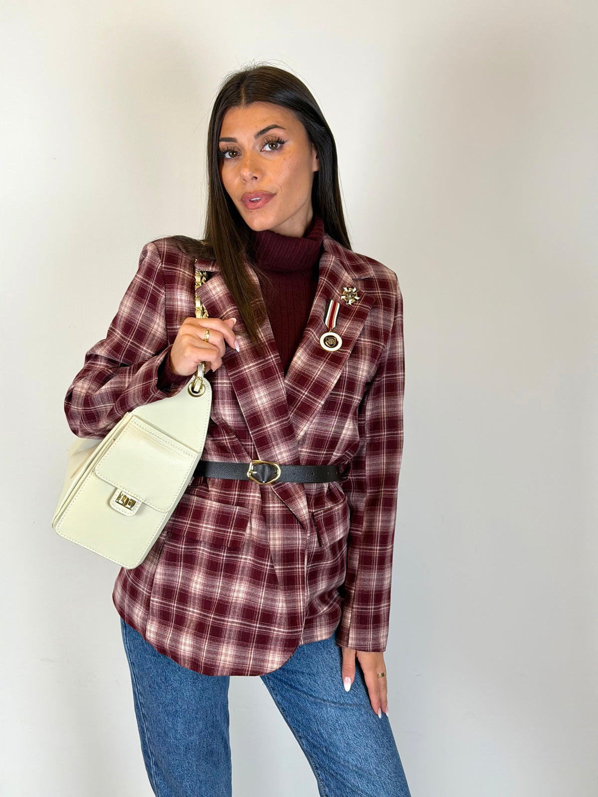 Giacca Mary bordeaux