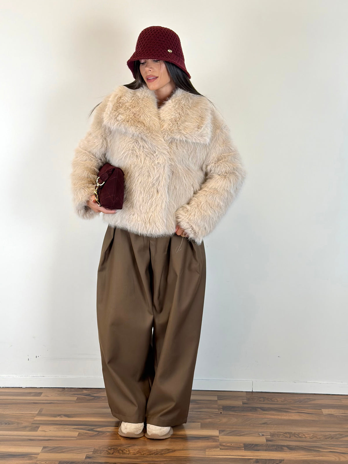 Pelliccia Smoky beige
