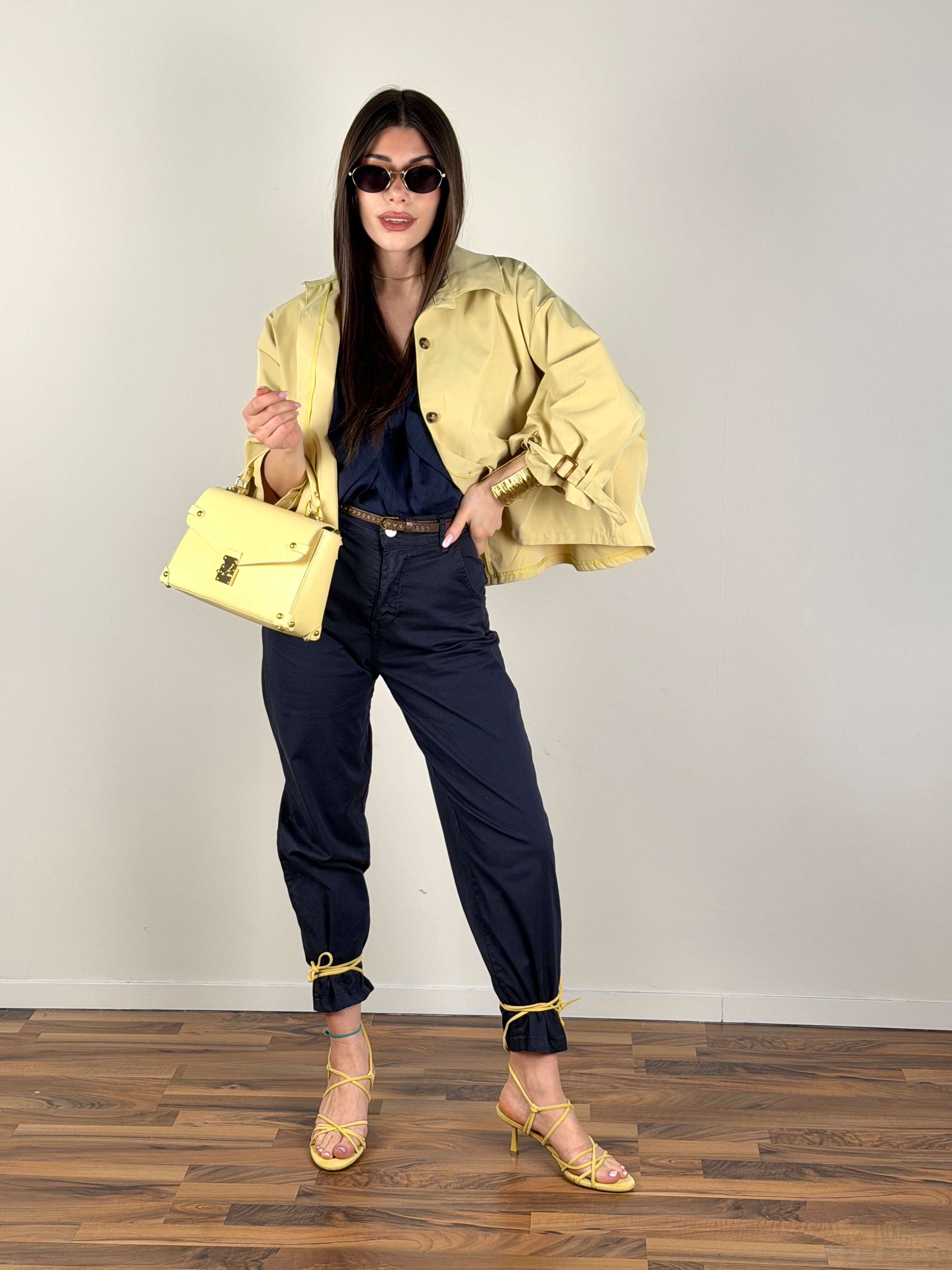Trench Monica giallo