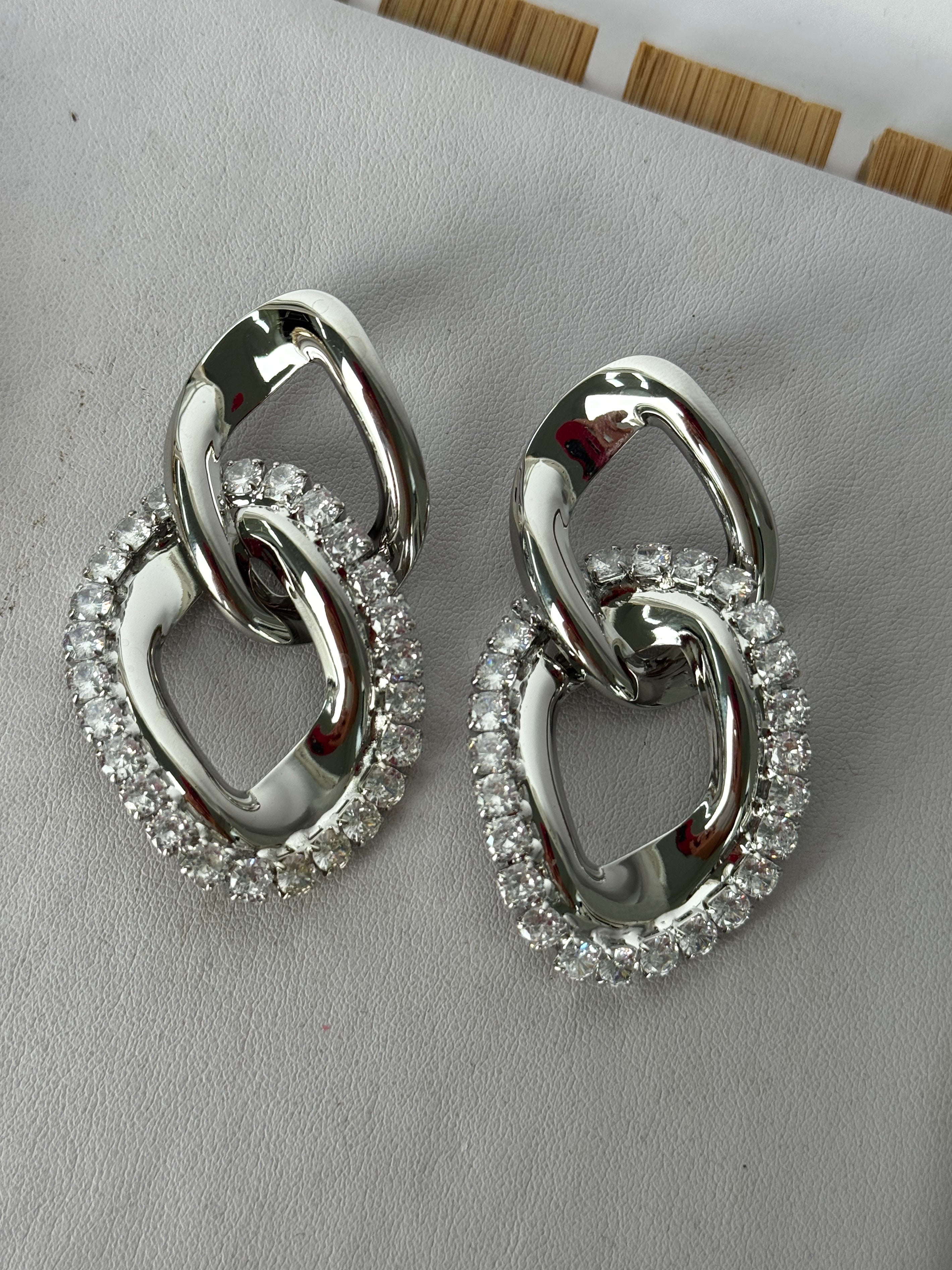 Orecchini Elena zirconi - 2 colori