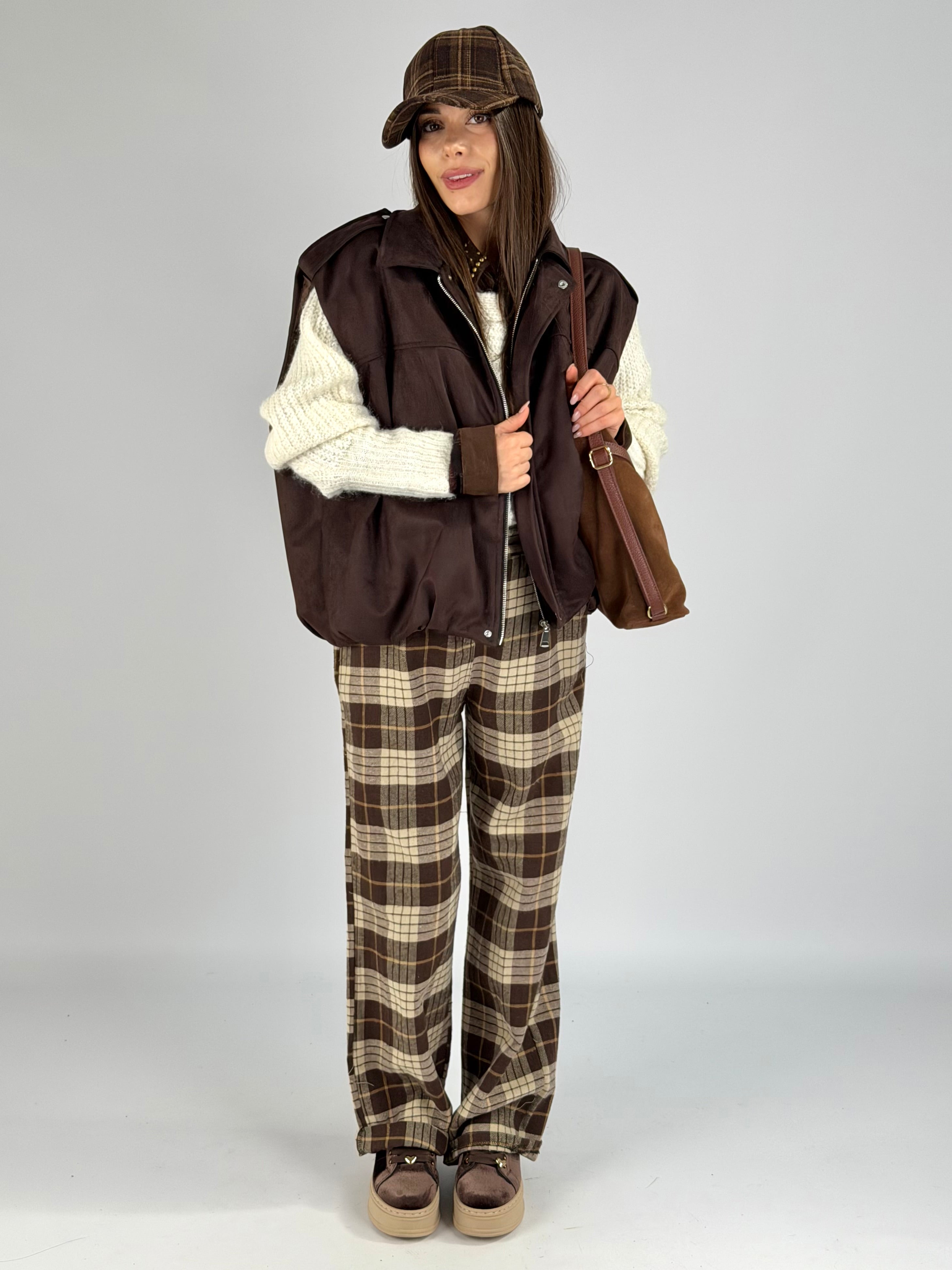 Smanicato scamosciato moro