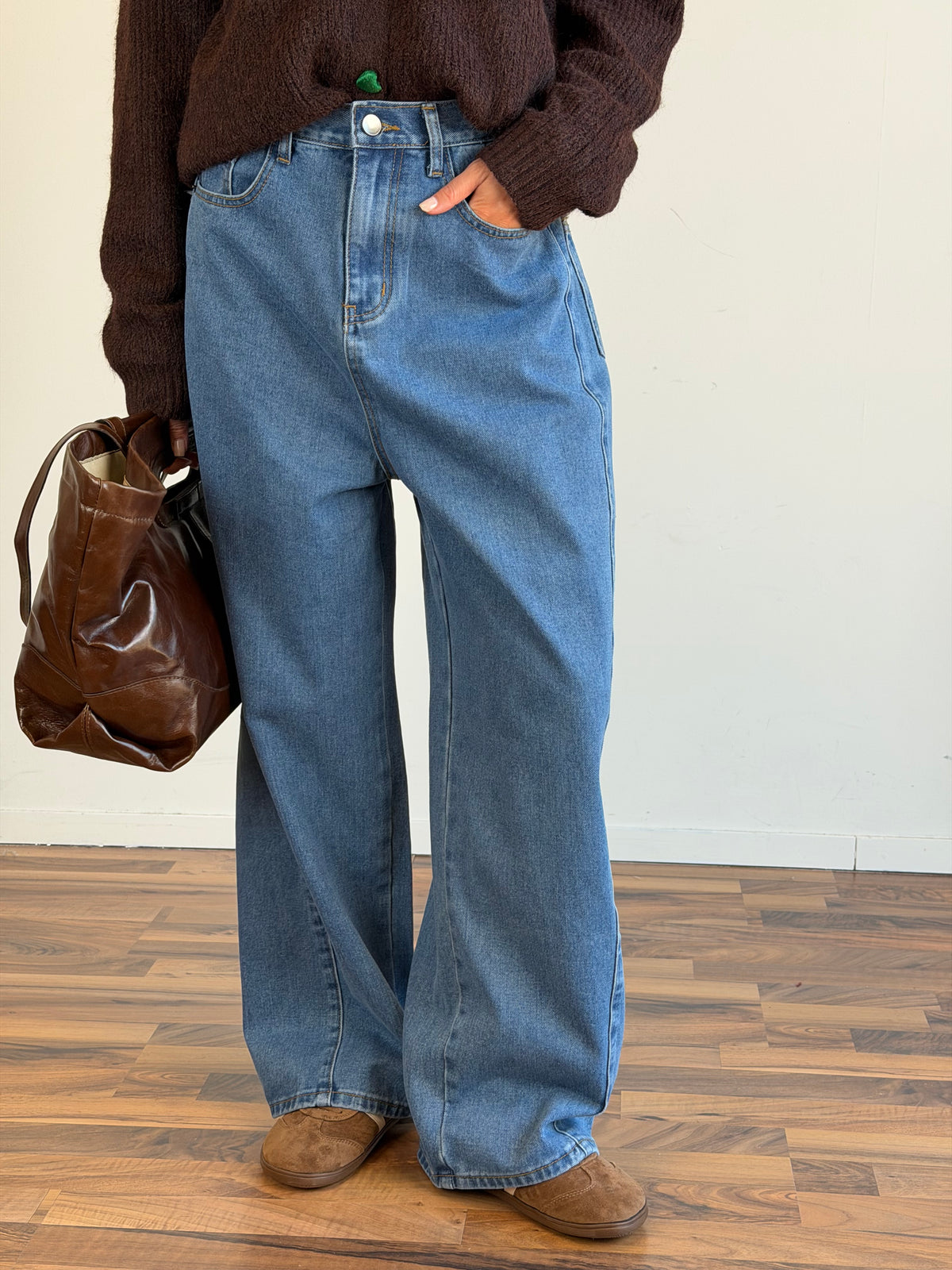 Jeans Sfrangiato blu