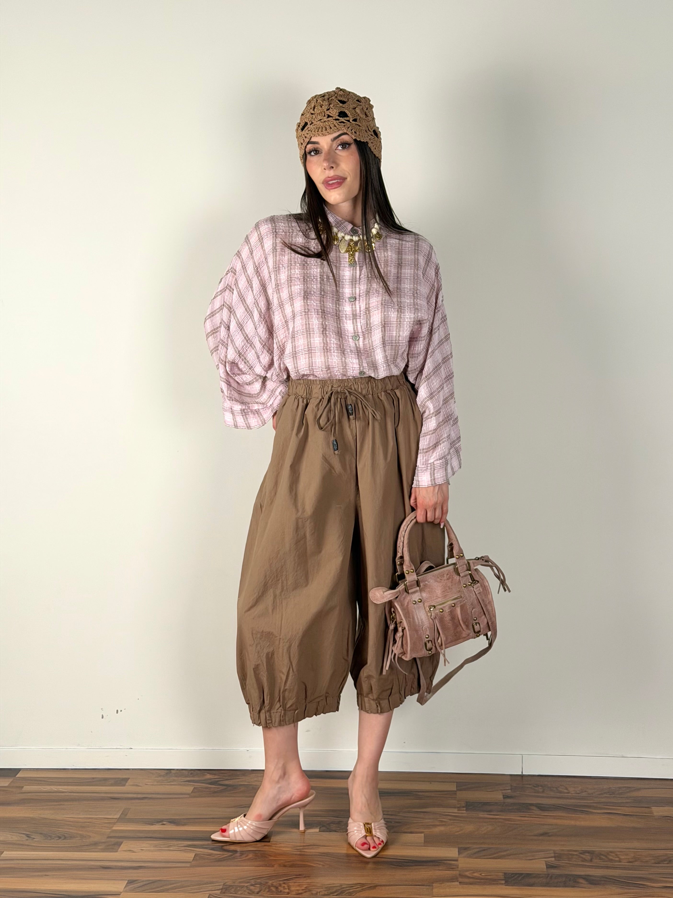 Pantalone Grace caffè