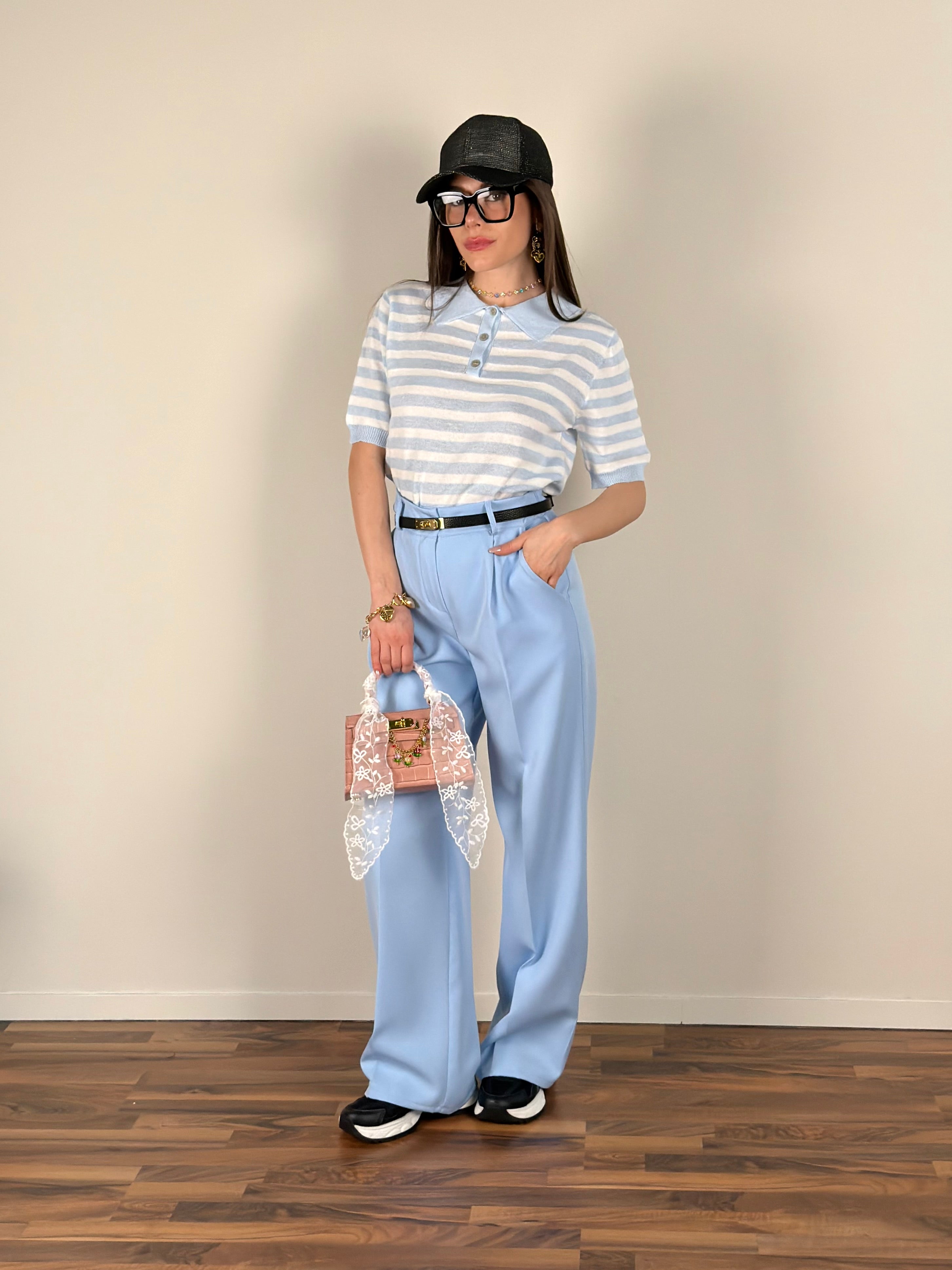 Maglia Kim celeste