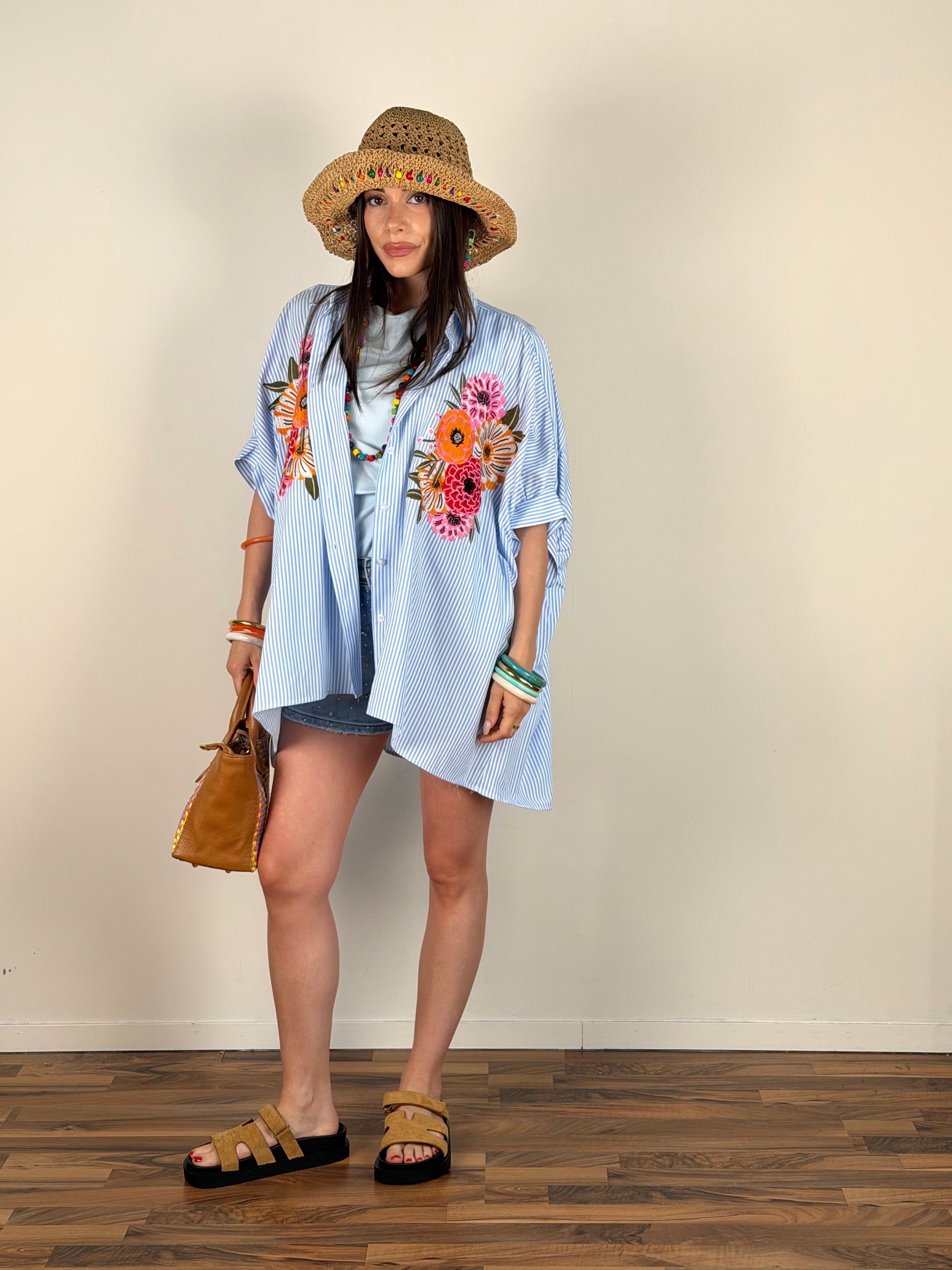 Camicia Brooklyn celeste