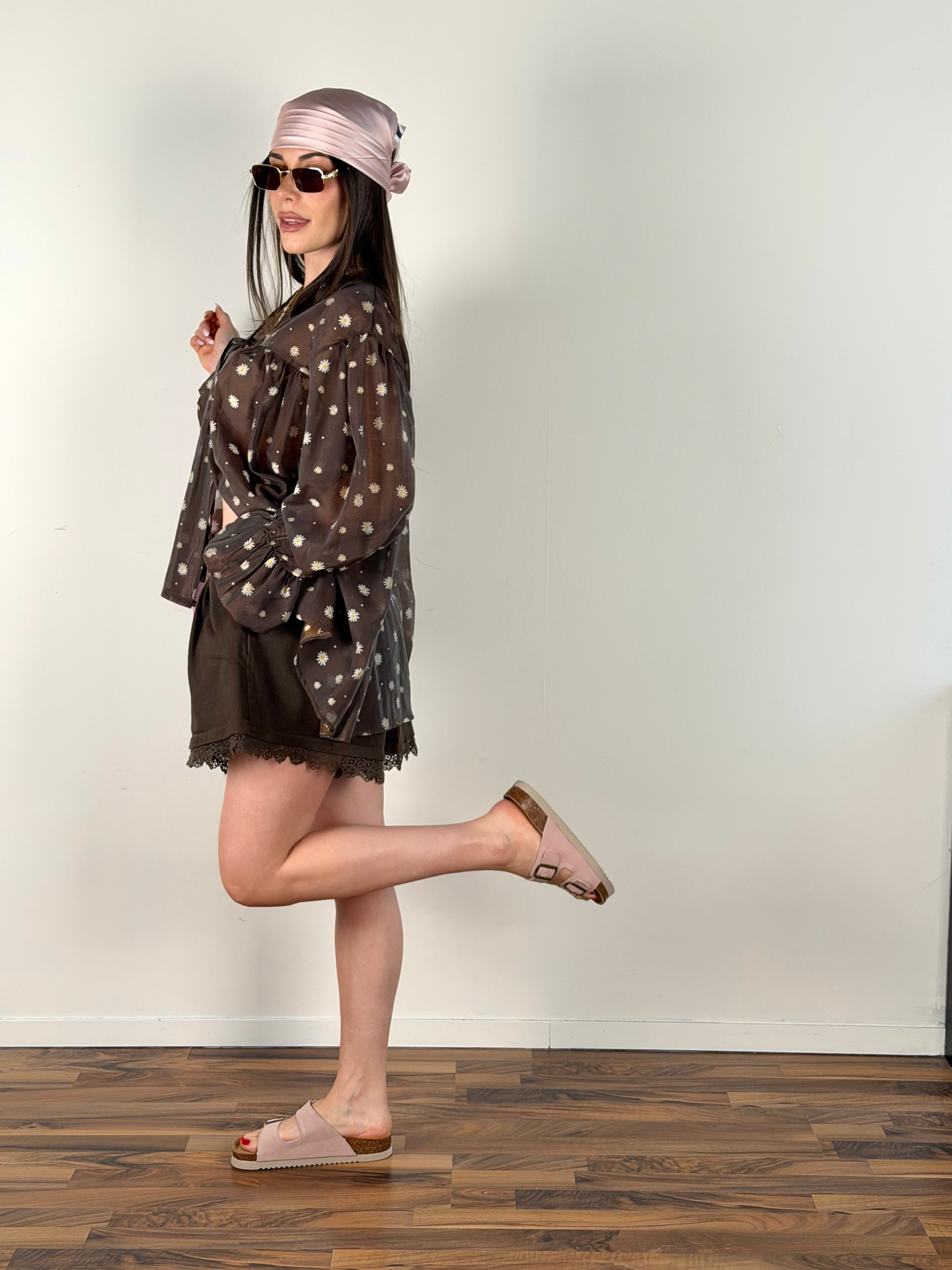 Camicia Margherite moro