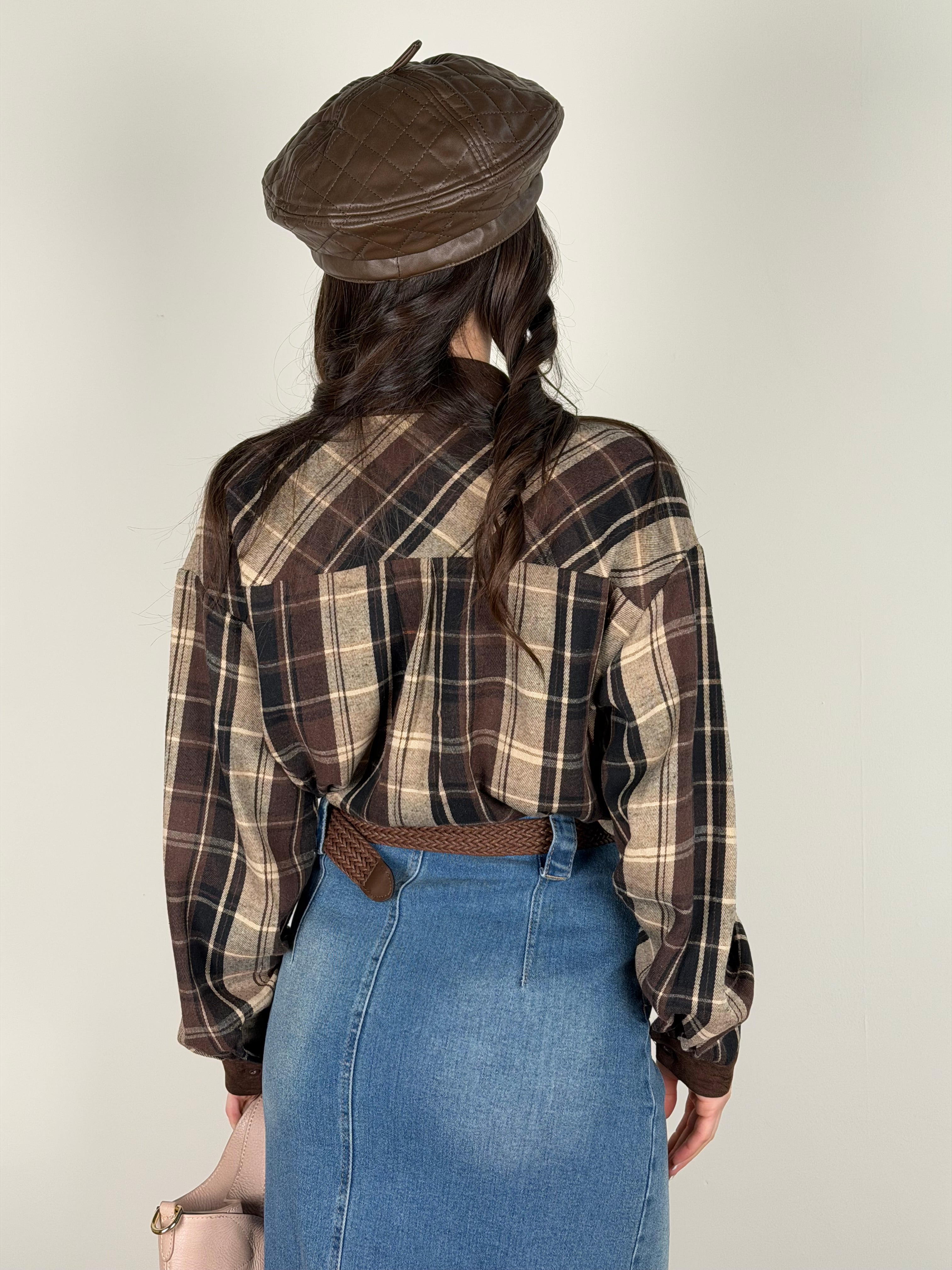 Camicia check Morgan