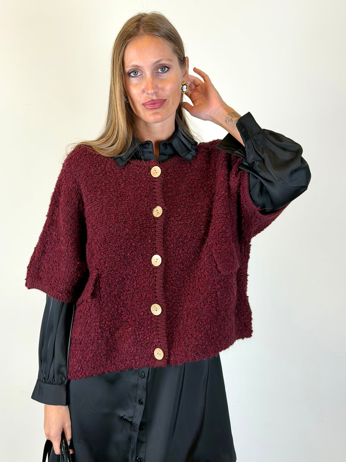 Maglia Alpaca bordeaux