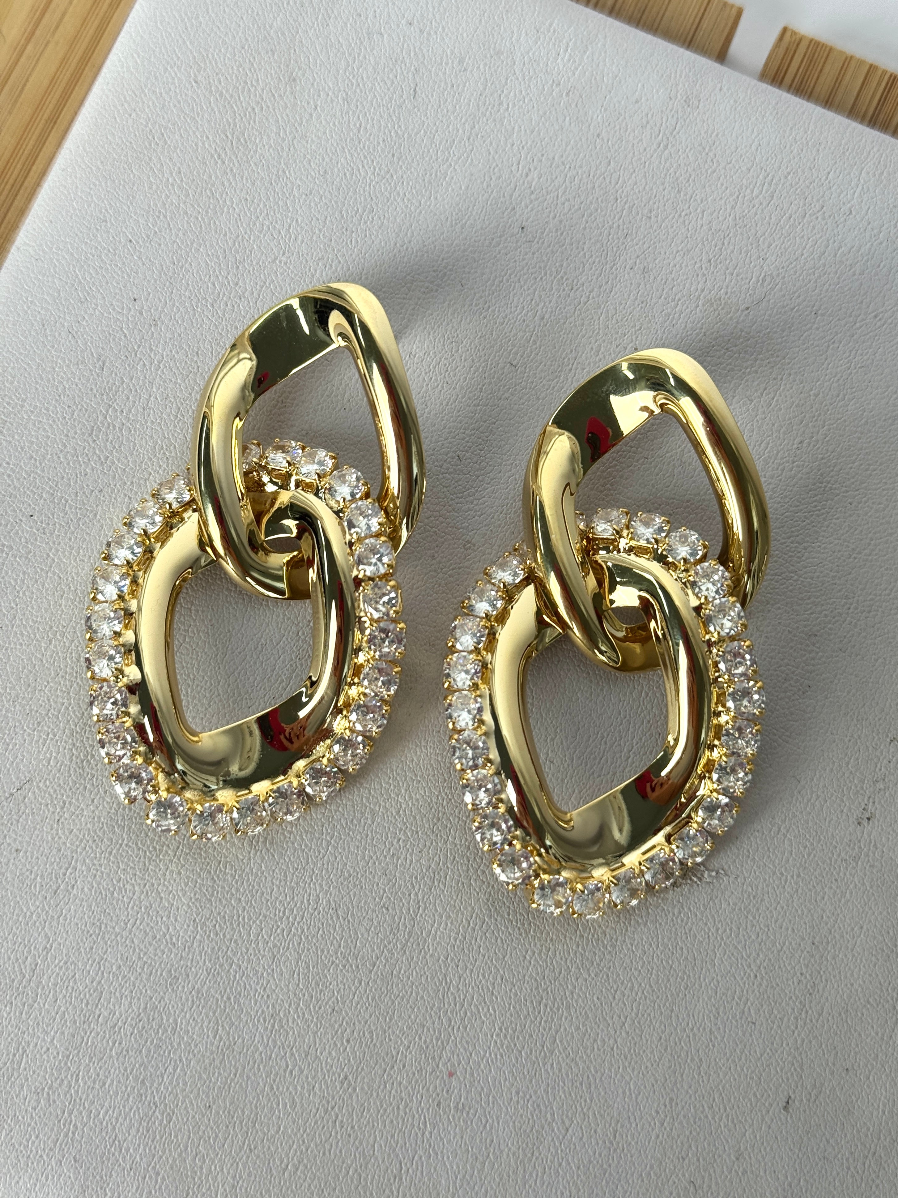 Orecchini Elena zirconi - 2 colori