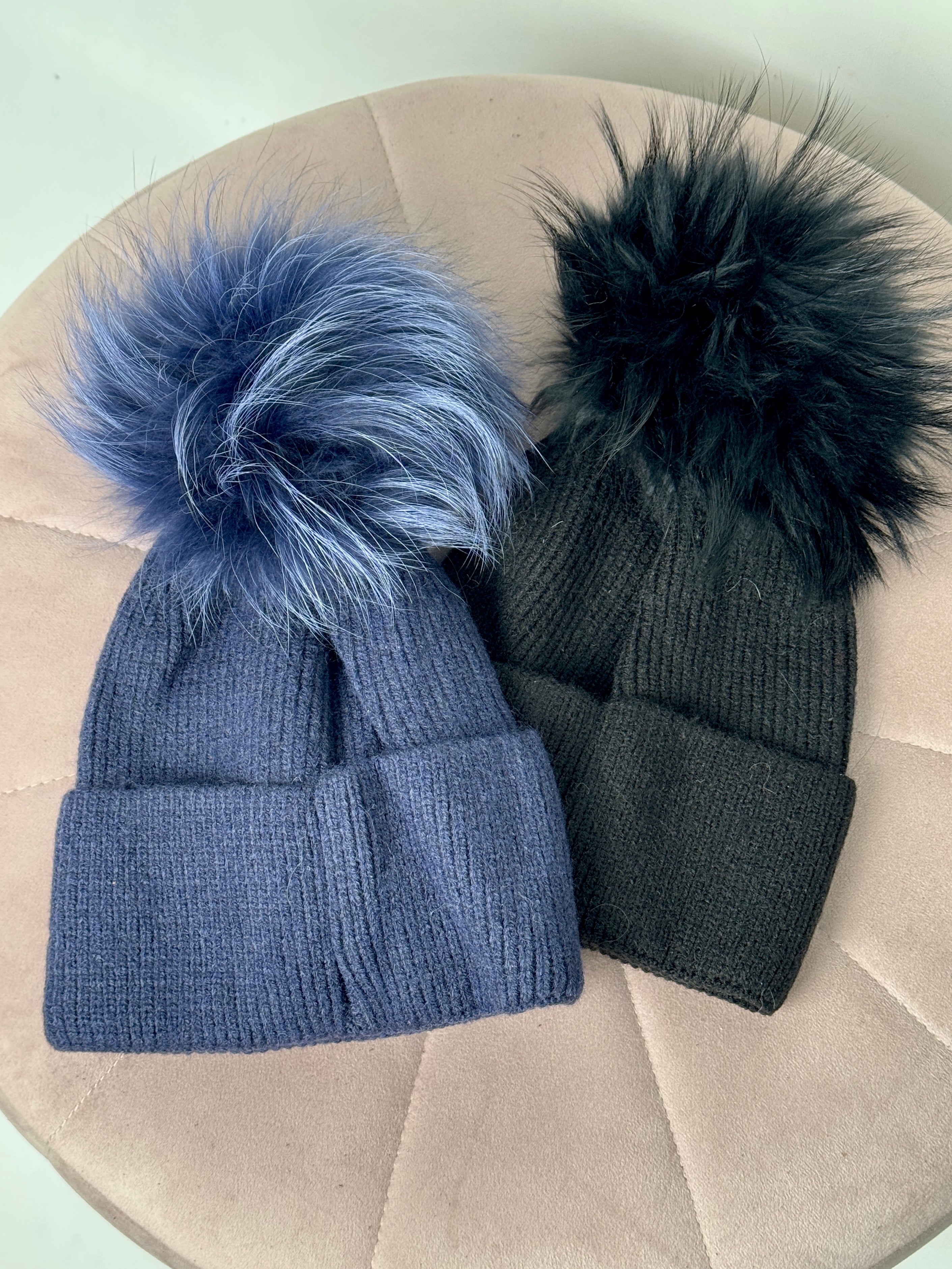 Cappello pon pon - 5 colori