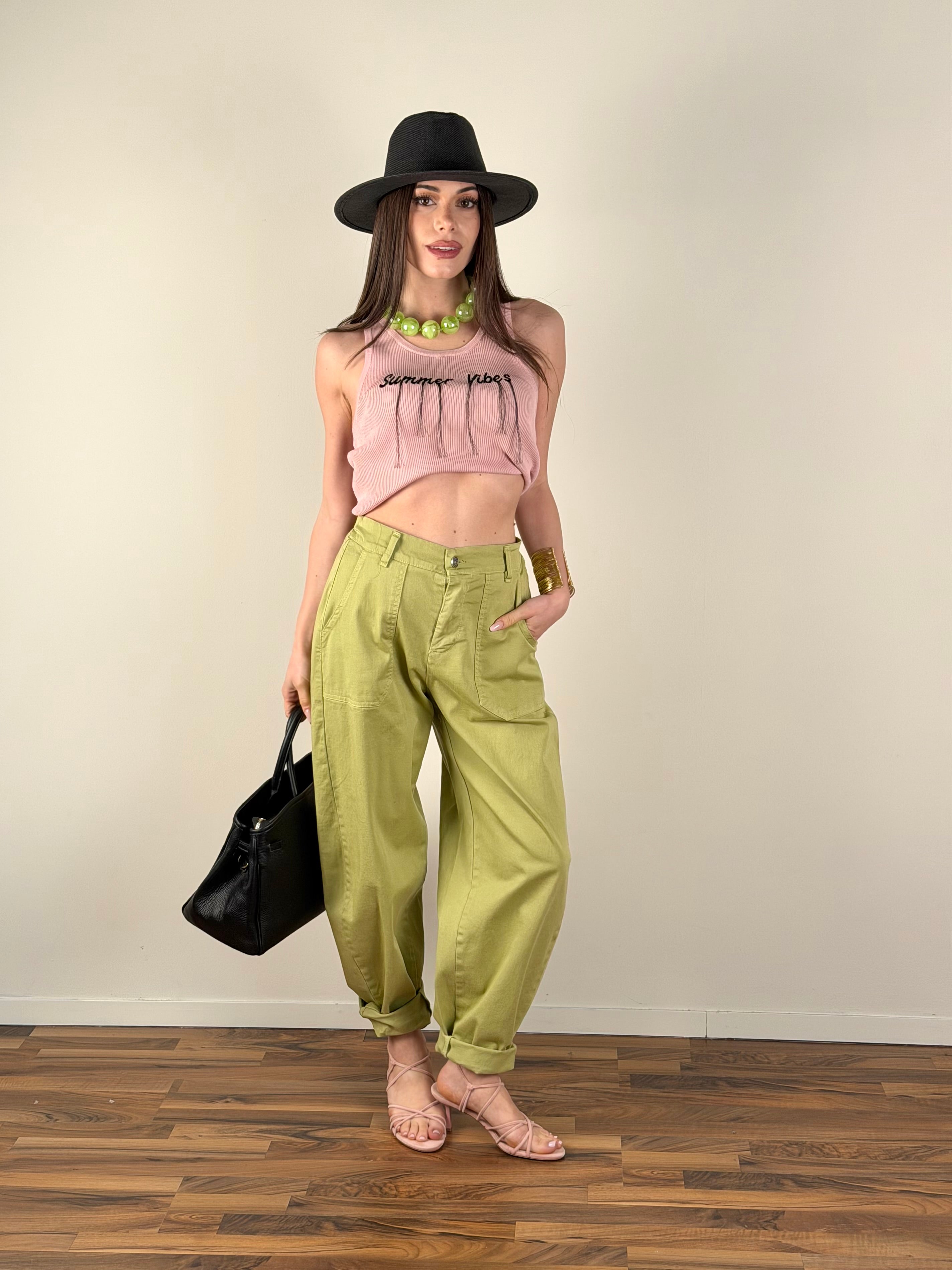 Pantalone Vibes verde