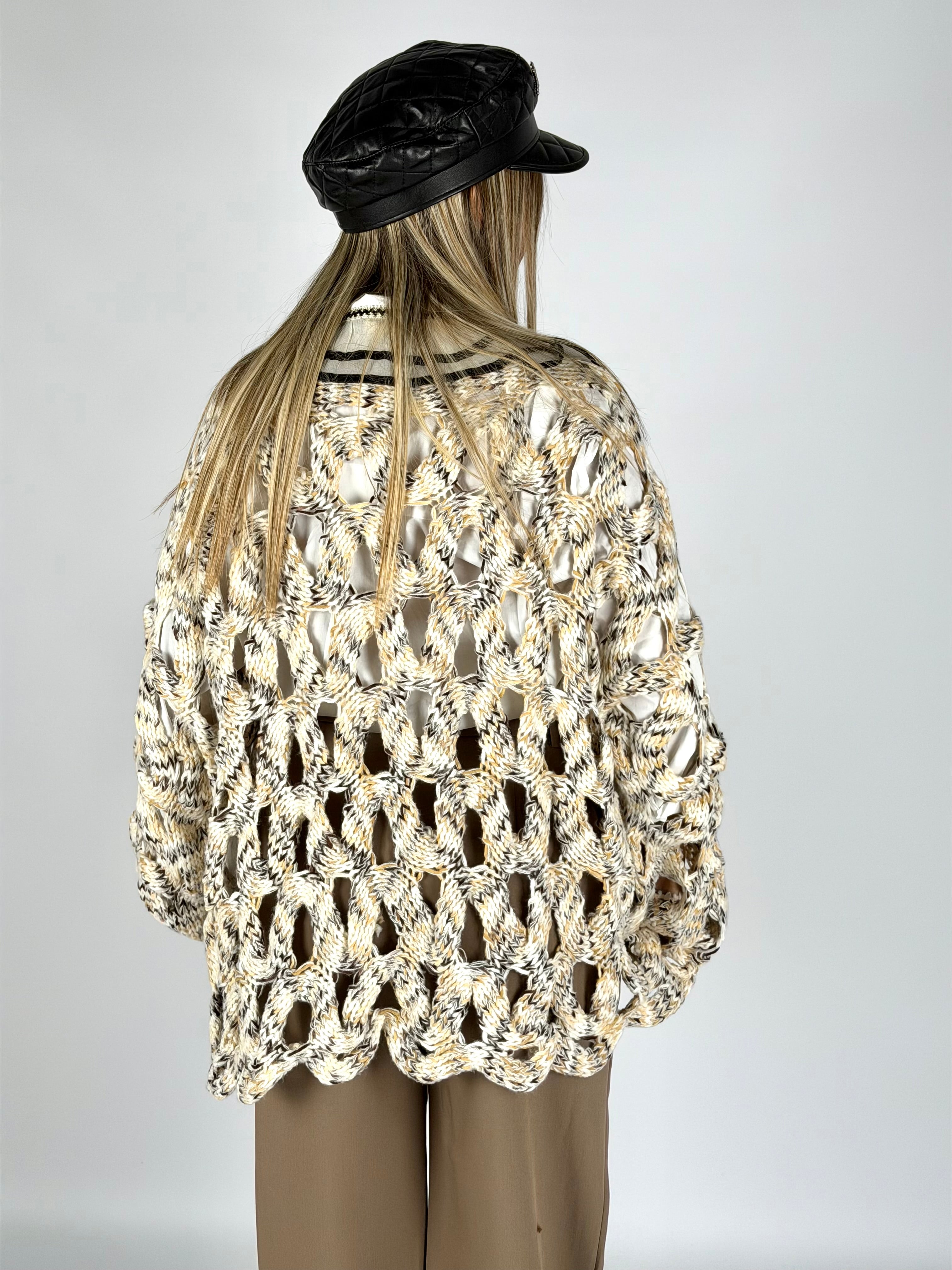 Maglia Micol bicolor moro