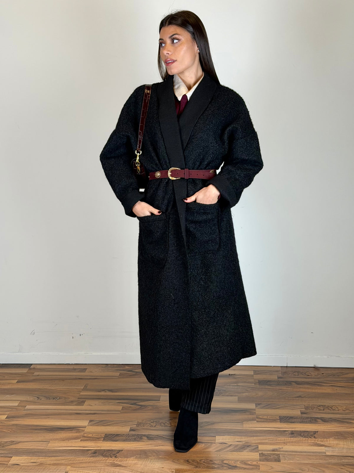 Cappotto Yvonne nero