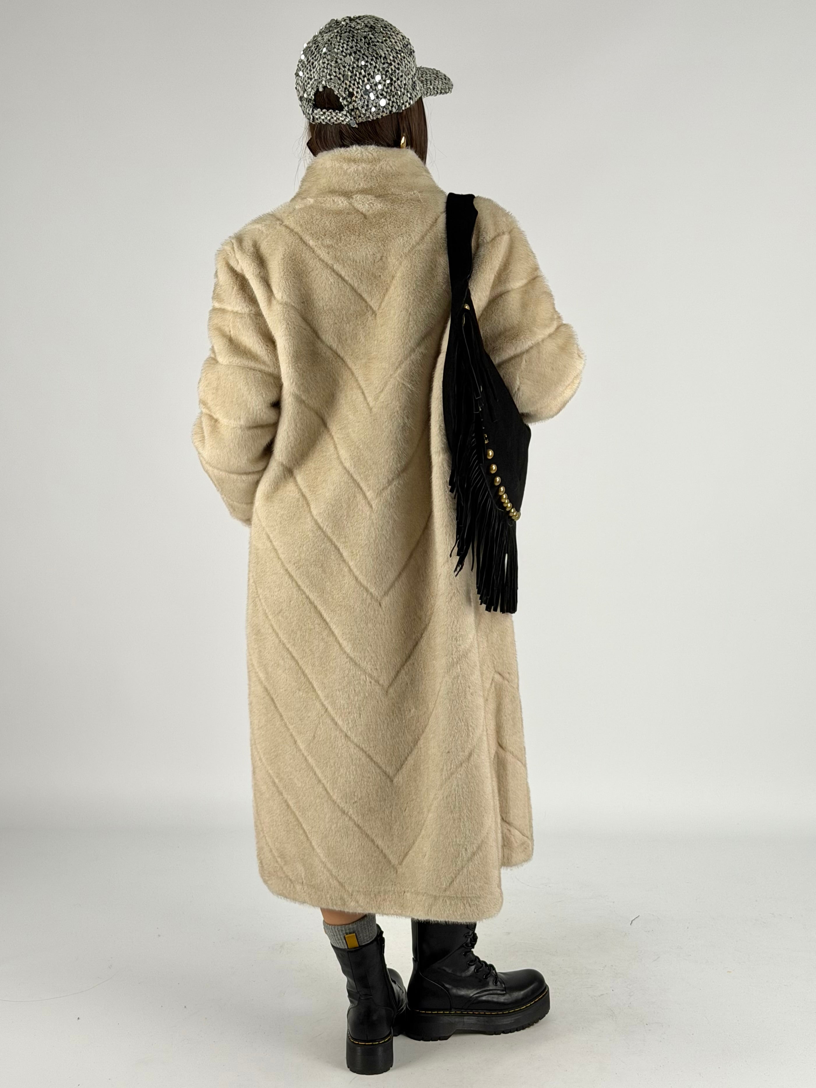 Pelliccia Asia beige