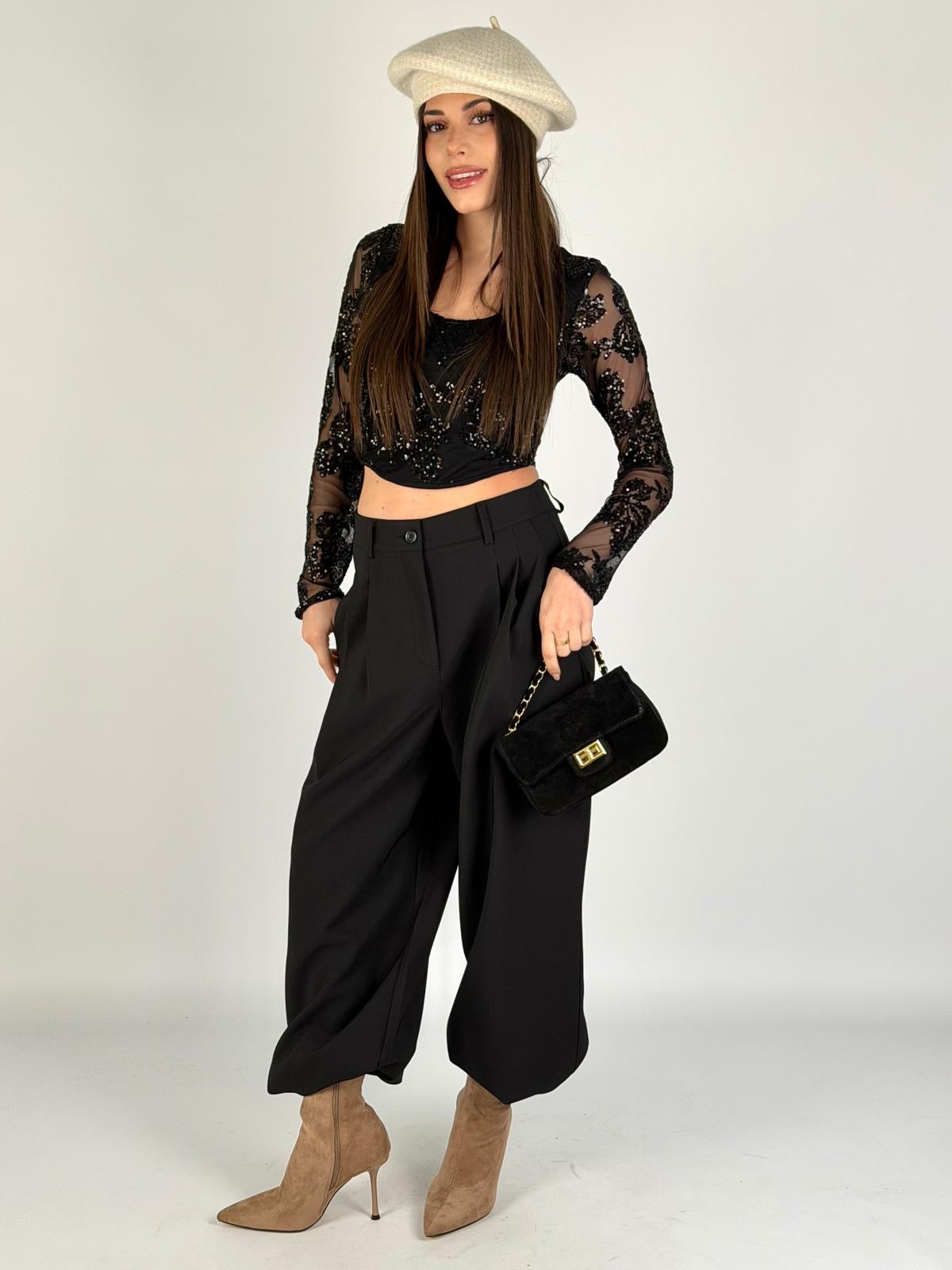 Pantalone Irene nero