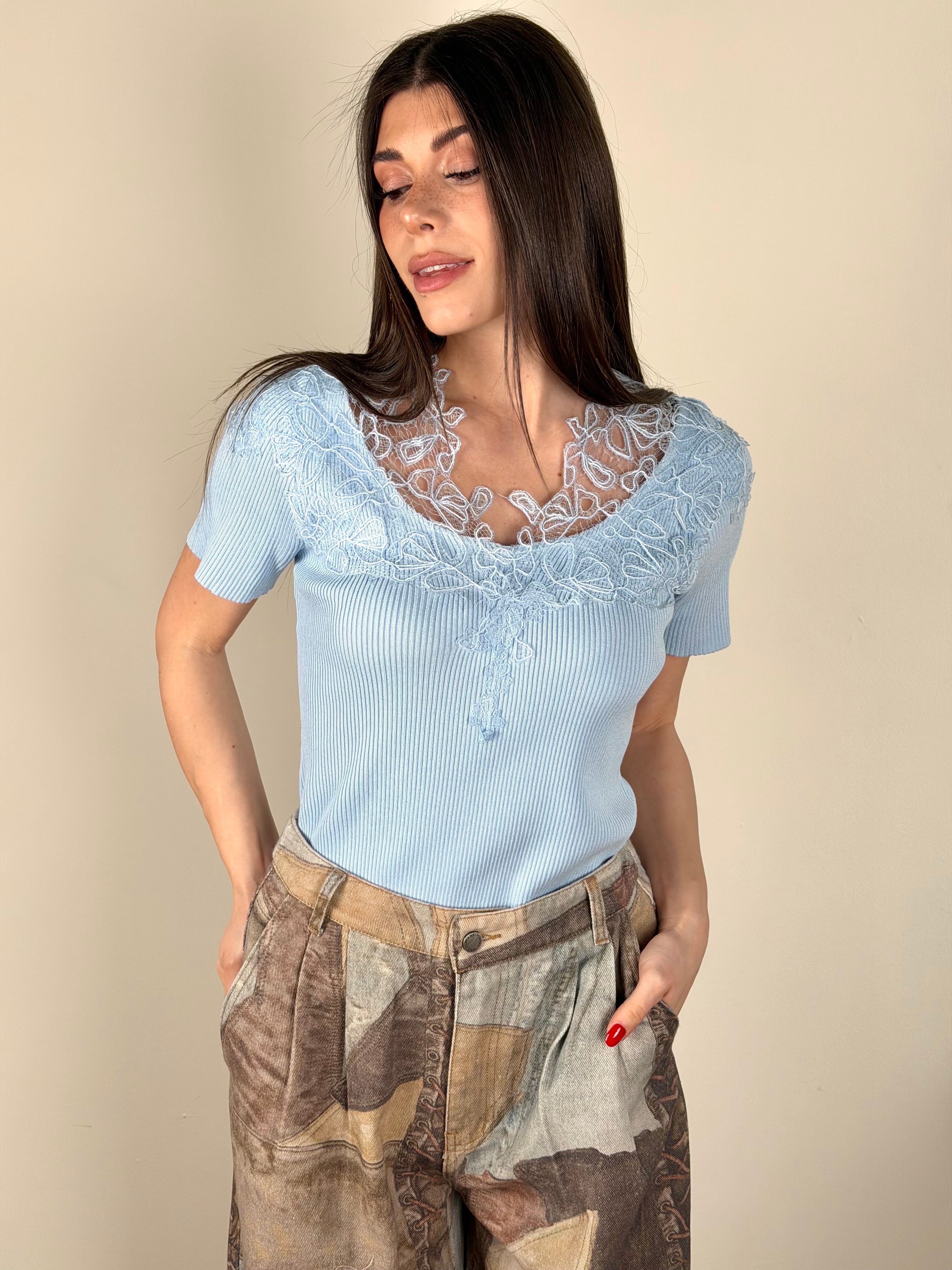 Maglia Trinity celeste