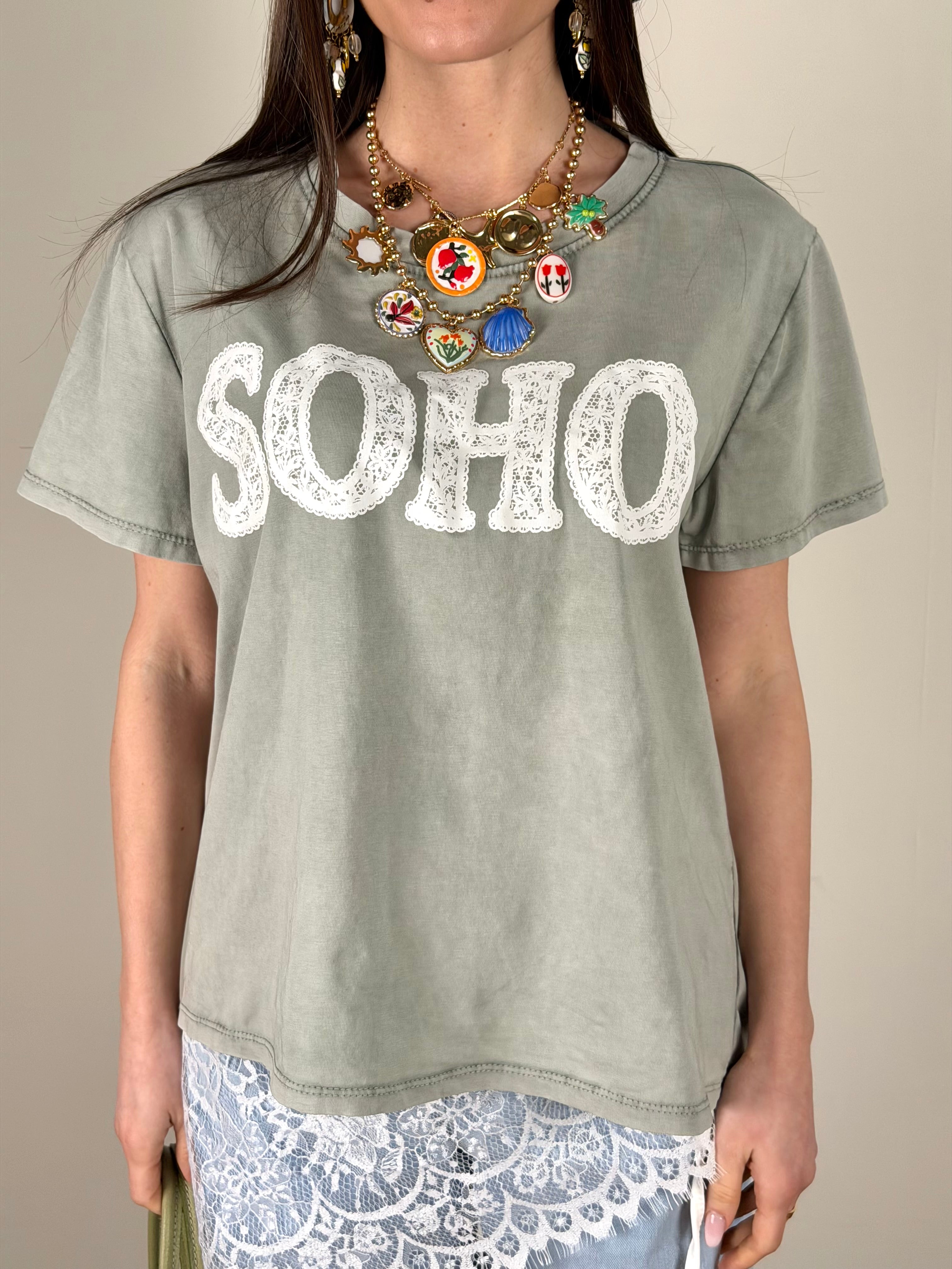 T-shirt Soho colors verde