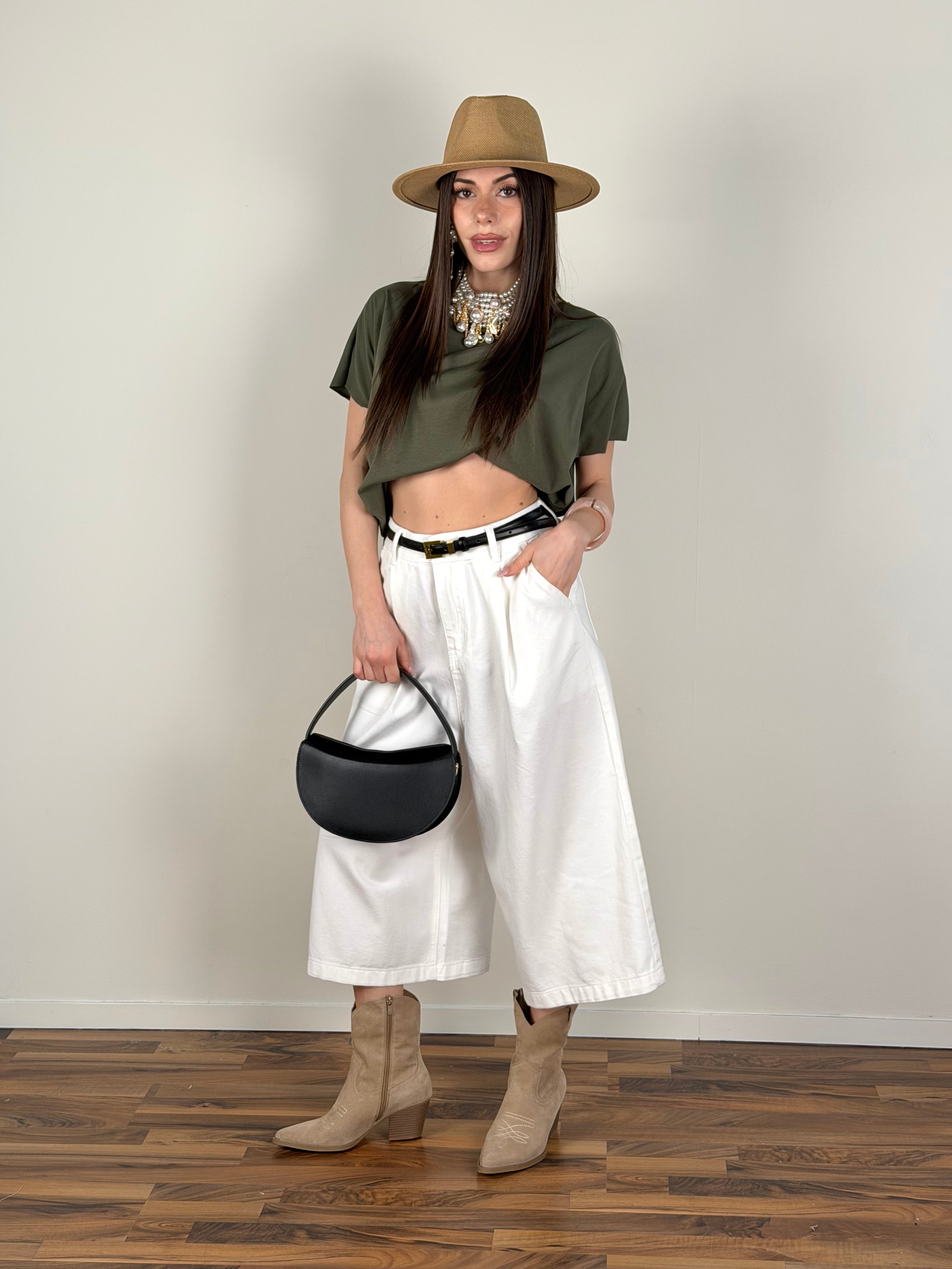 T-shirt Olivia rosa verde
