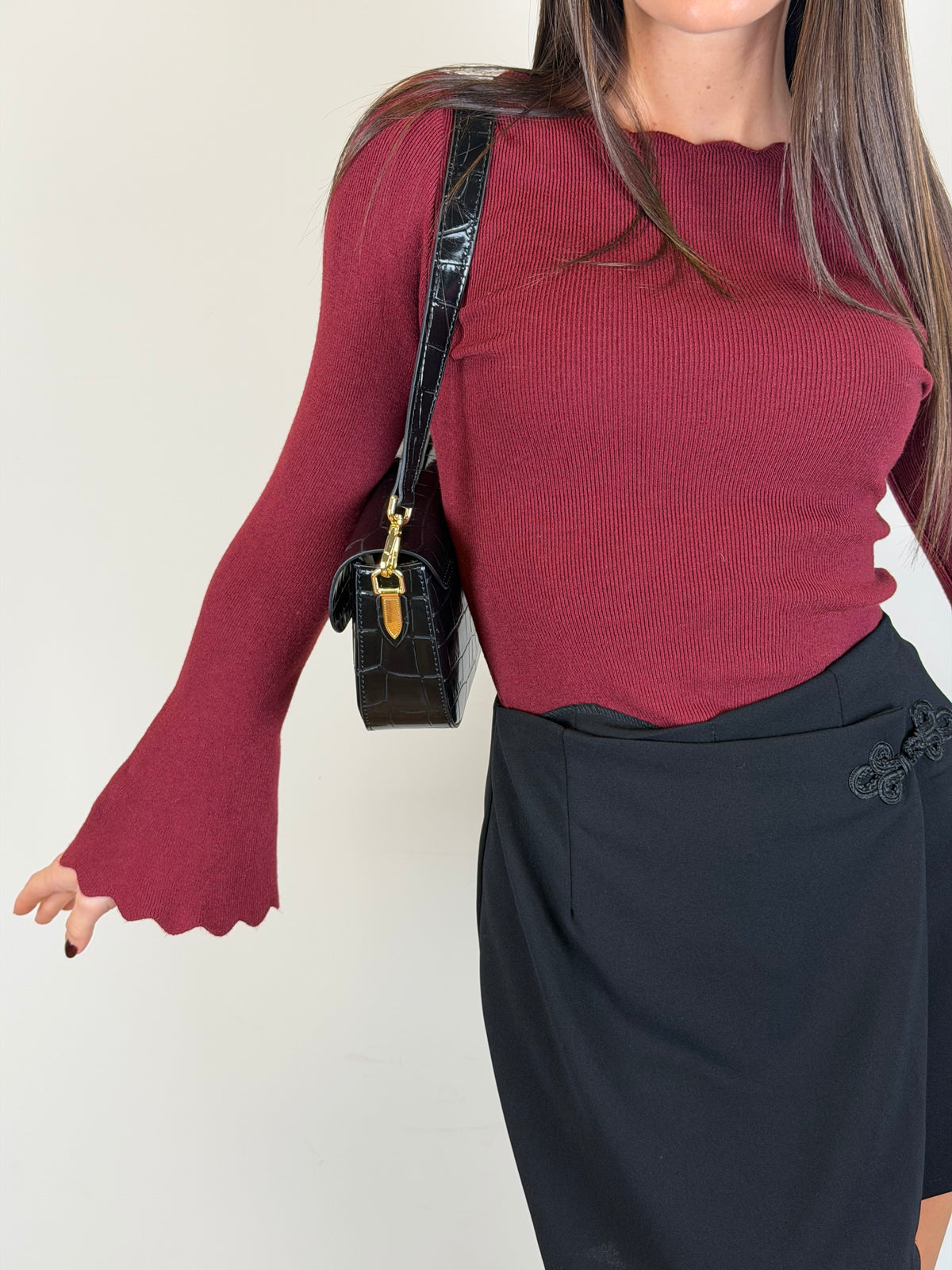 Maglia Dark Bordeaux