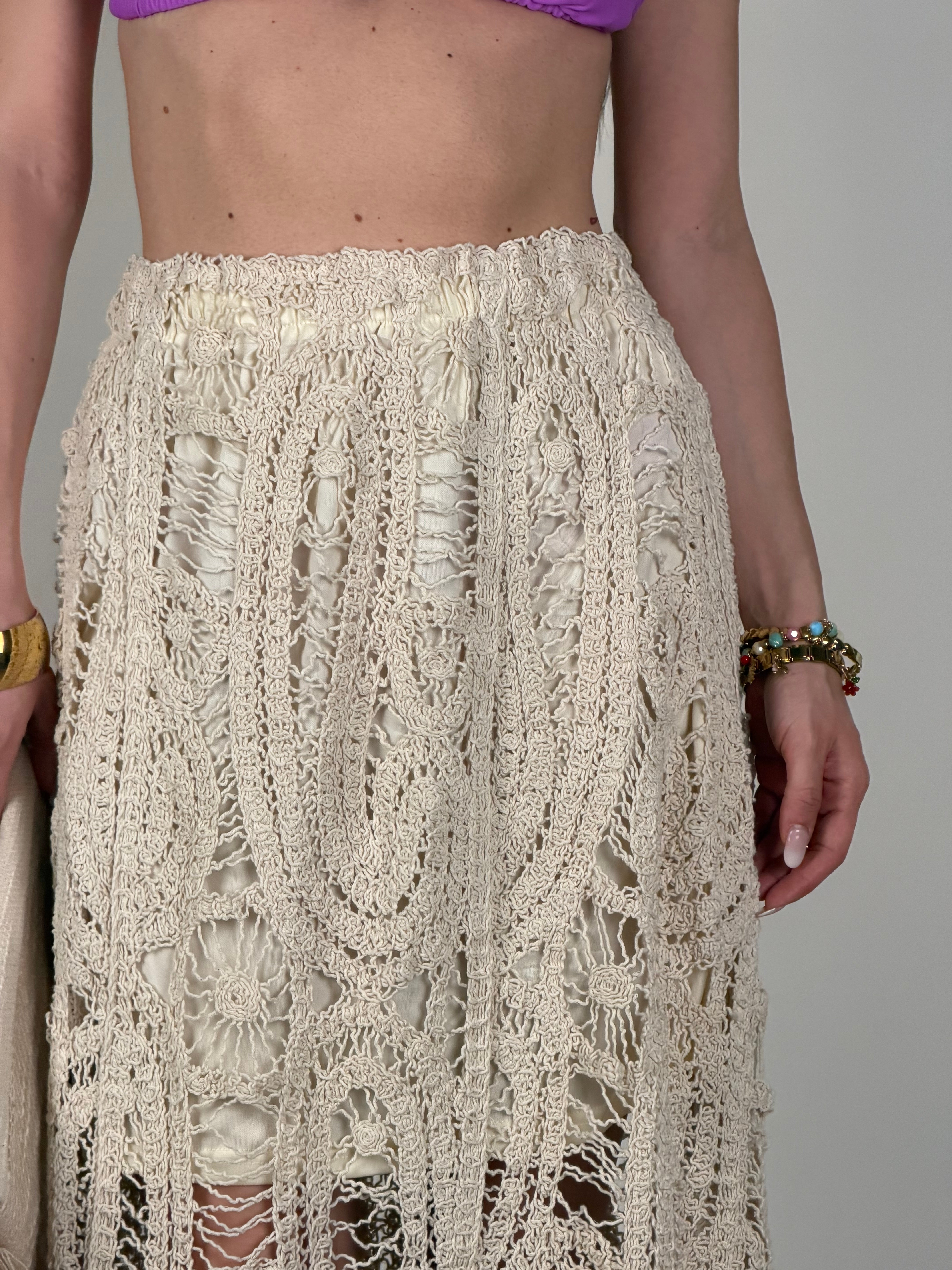Gonna Copricostume Corfù beige