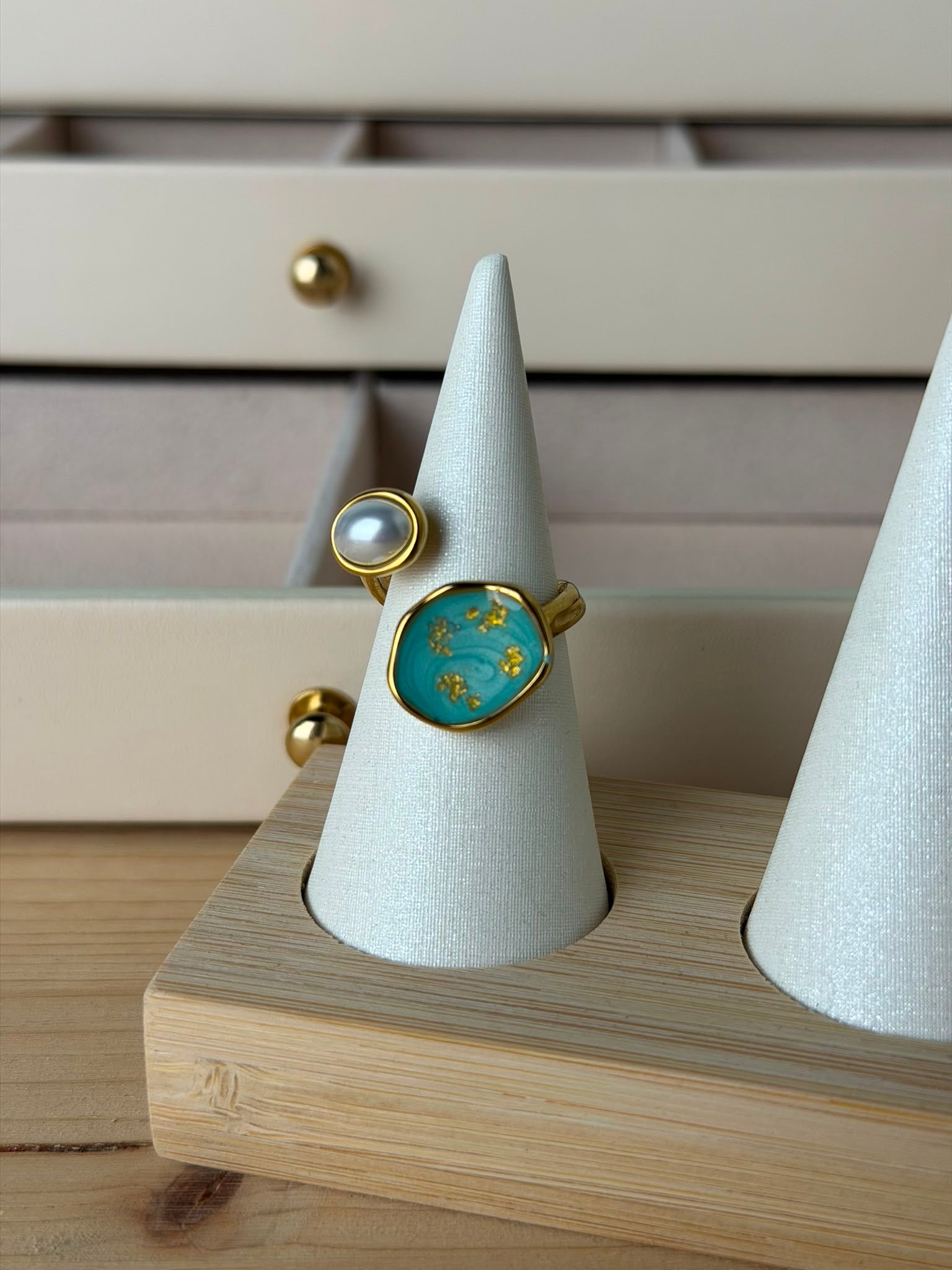 Anello elegante CELESTE  - COLLEZIONE HAPPY