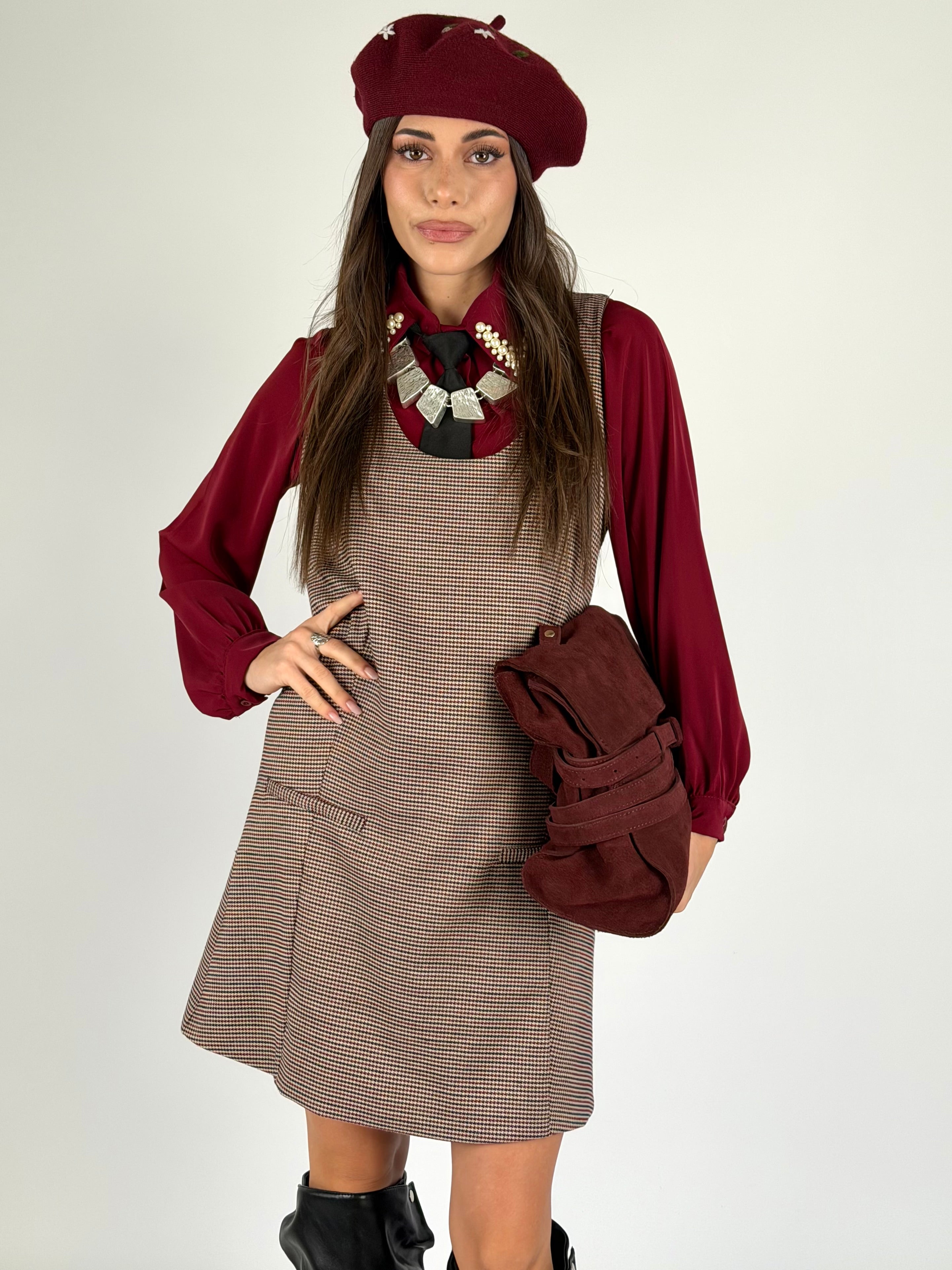 Abito madame bordeaux