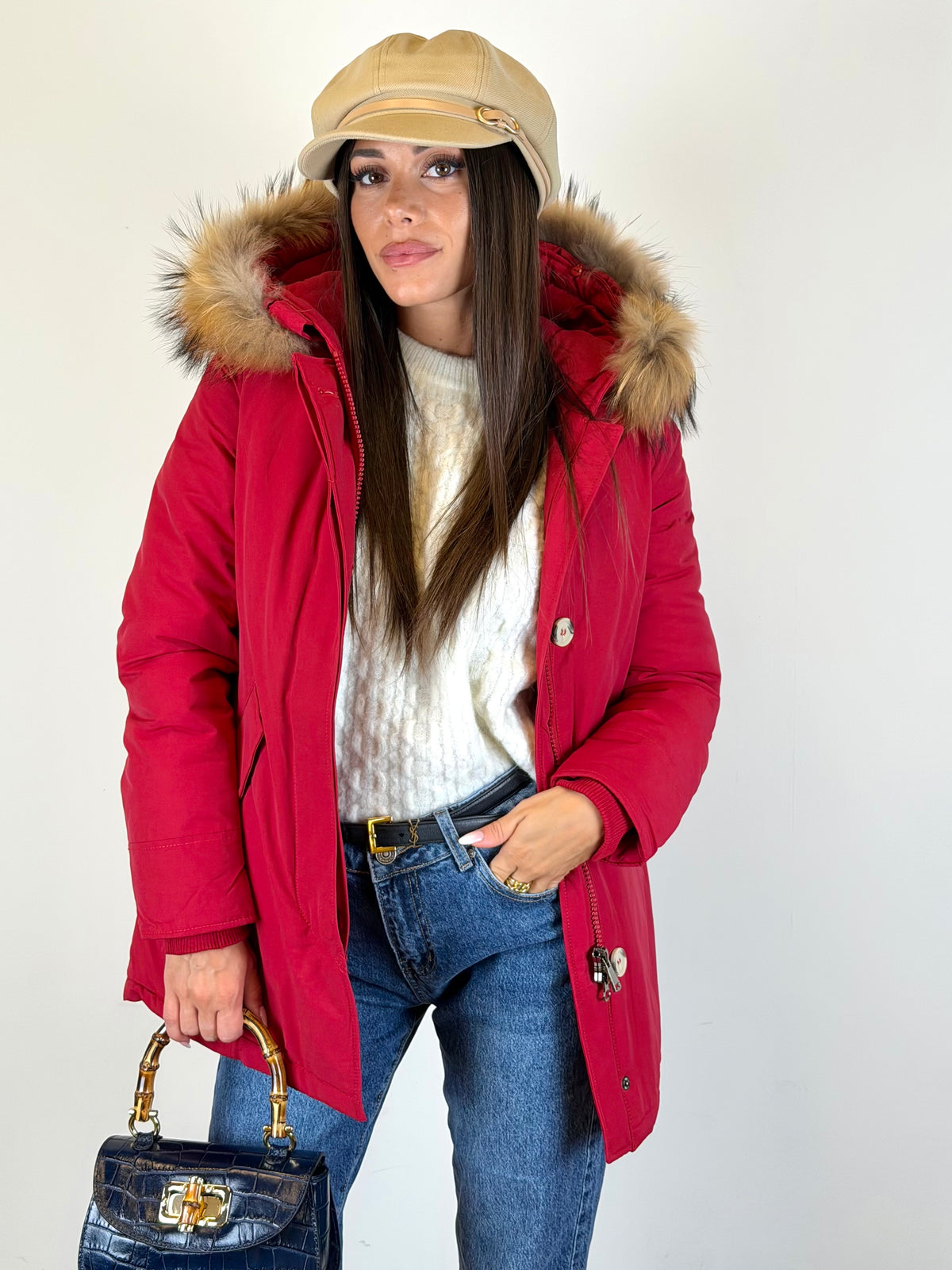 Parka rosso