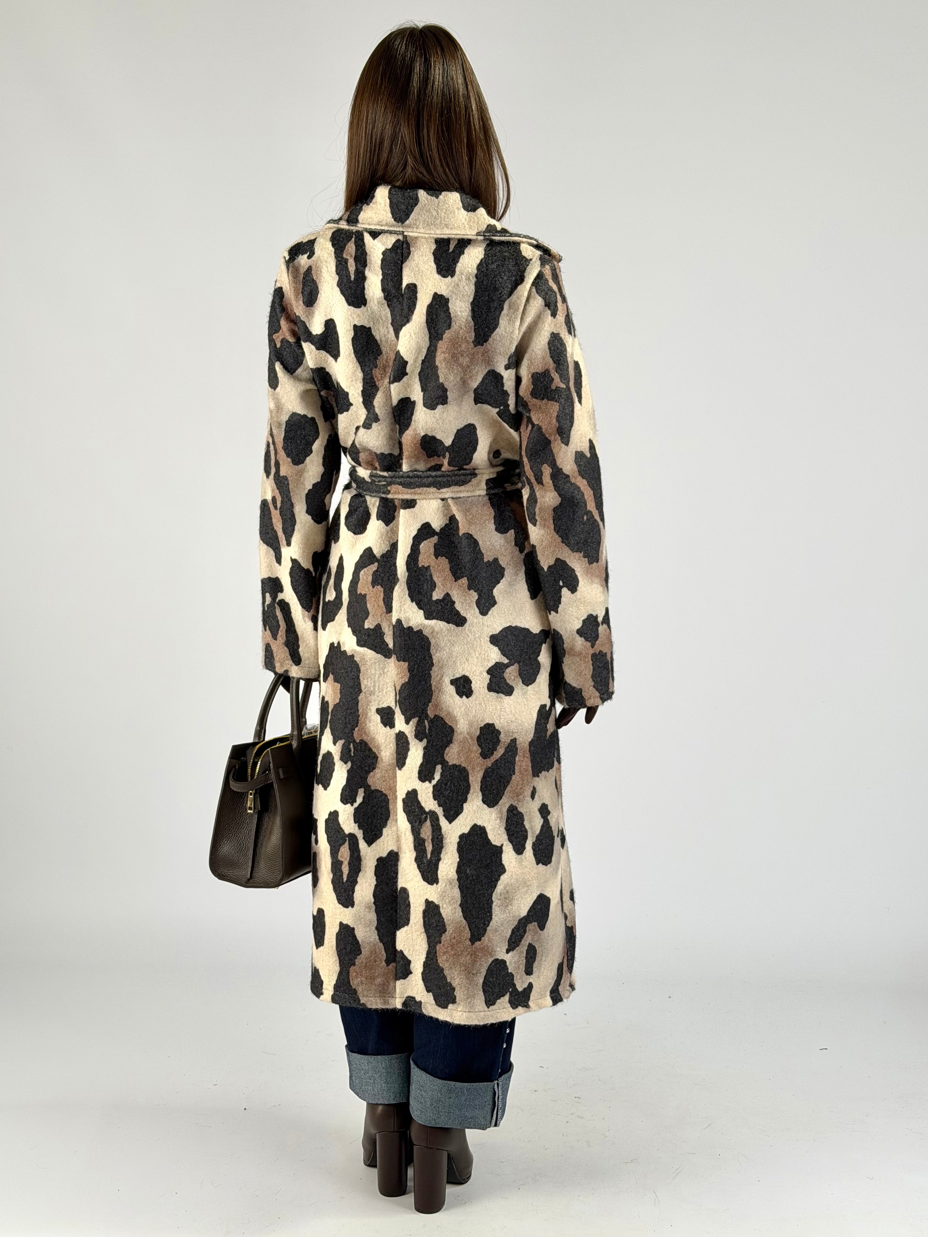 Cappotto Animalier beige