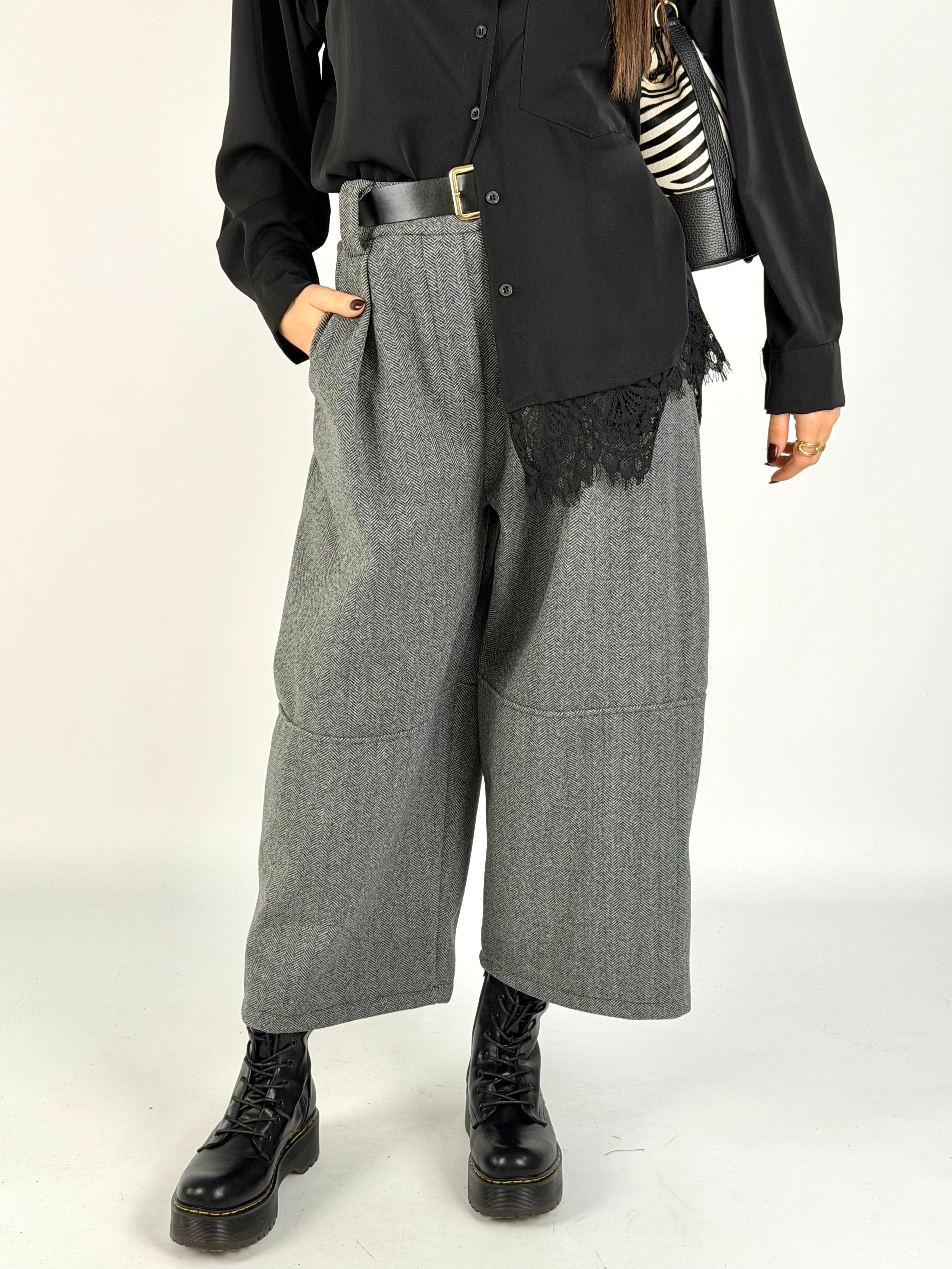 Pantalone Cecy grigio