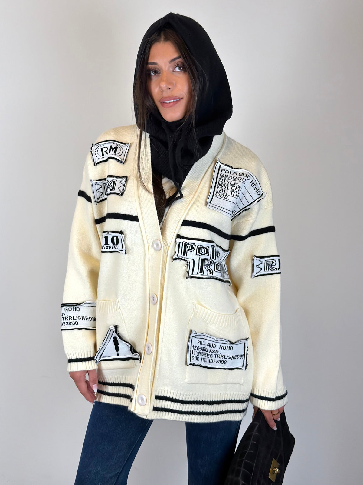 Maxi cardigan applicazioni