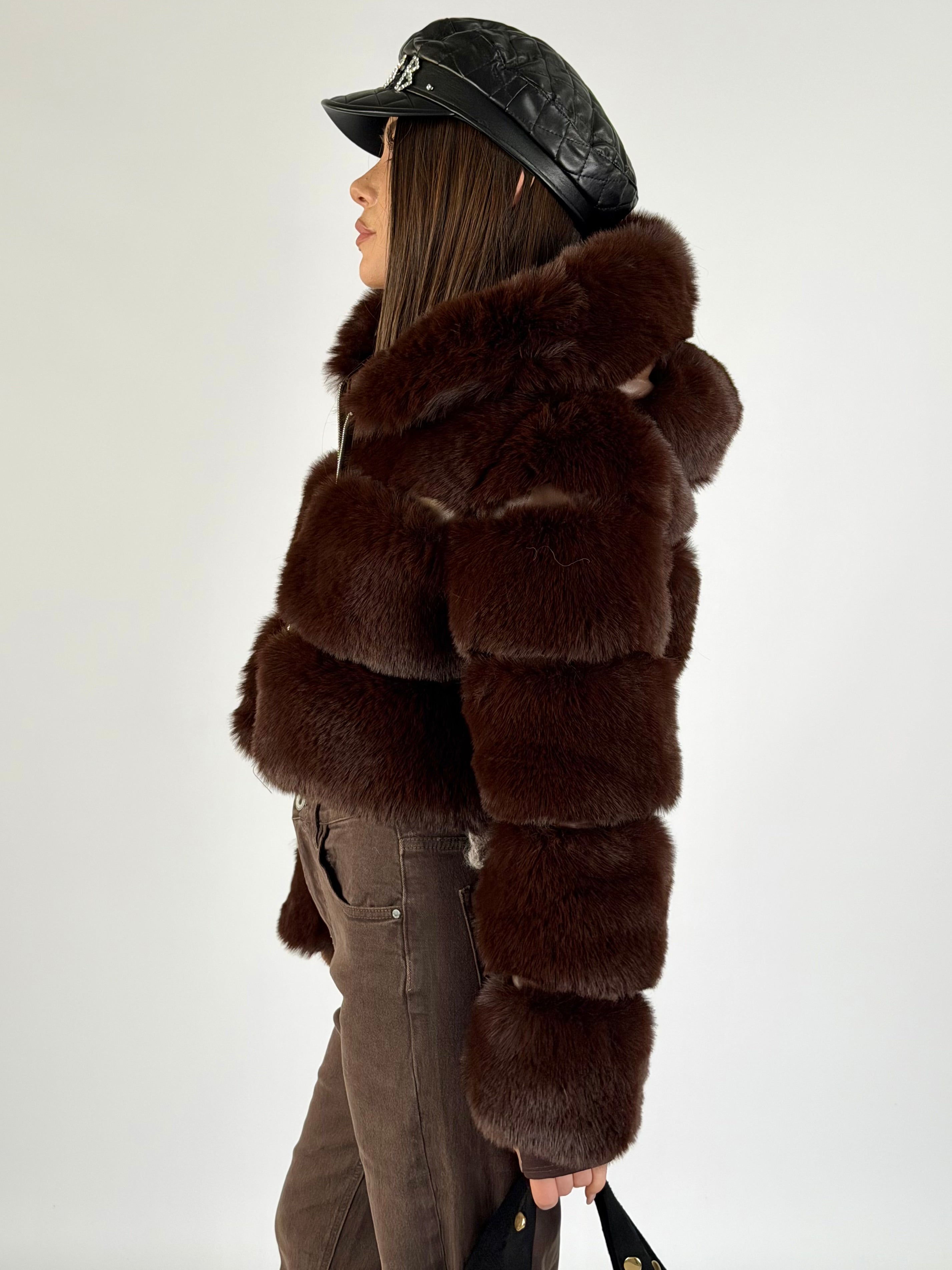 Pelliccia Grace moro