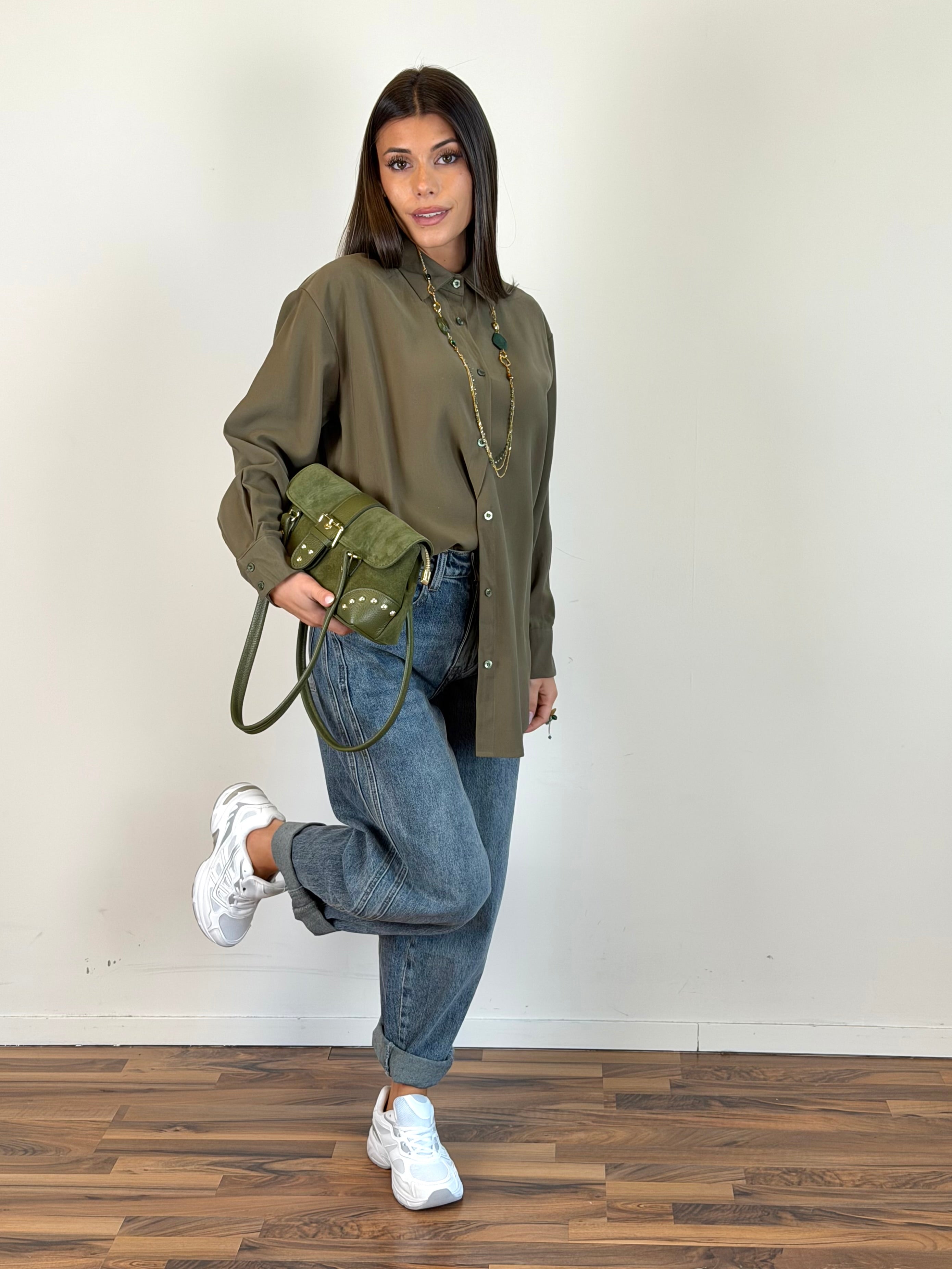 Camicia belle verde