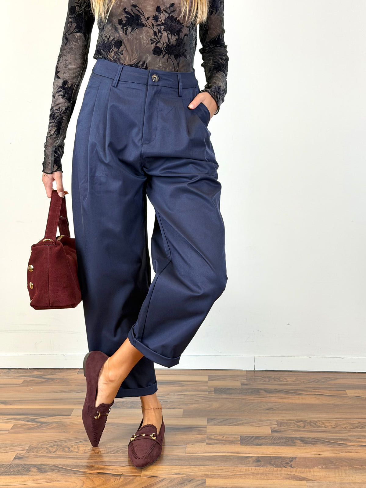 Pantalone James blu