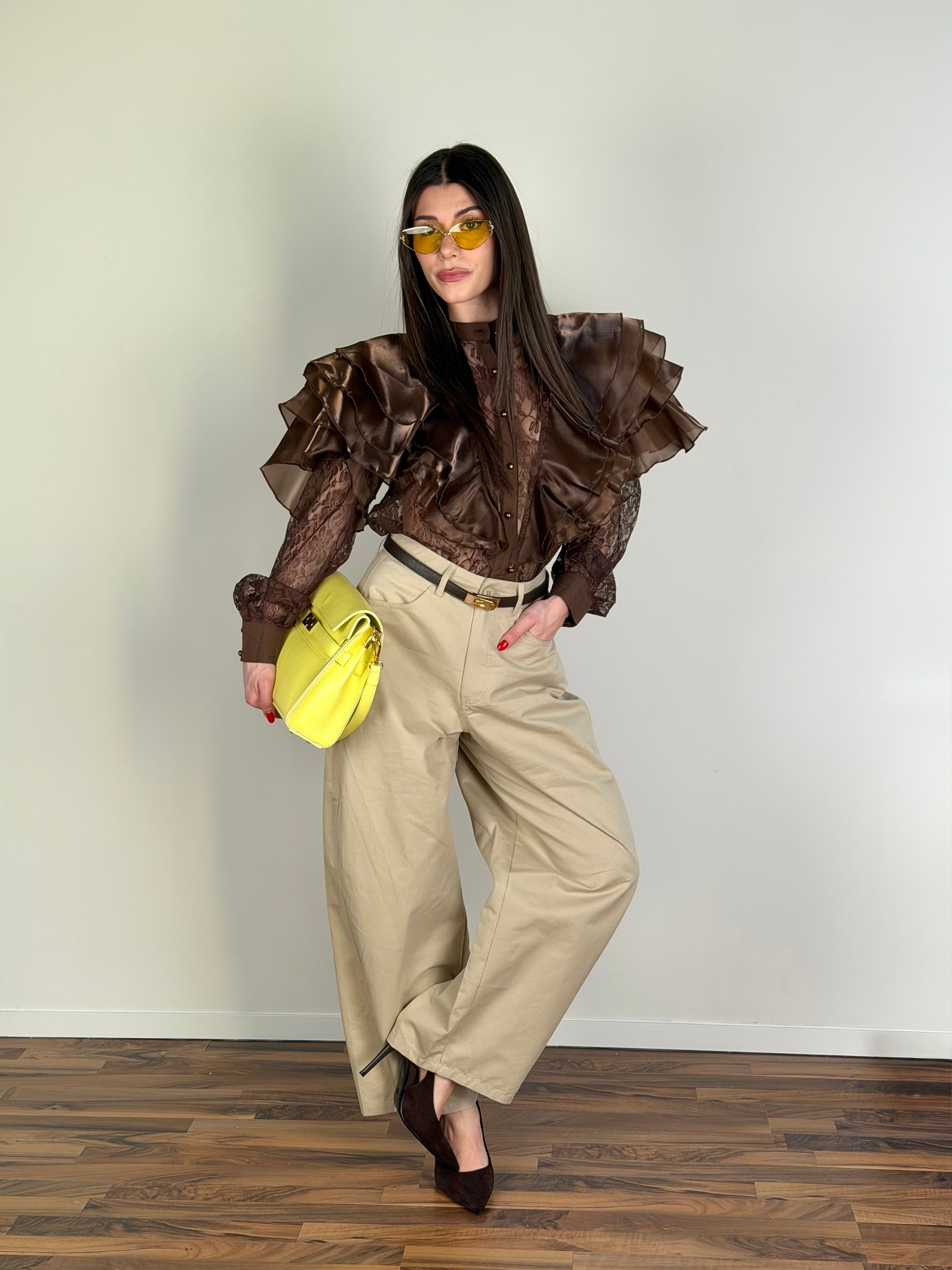 Pantalone Fuego beige