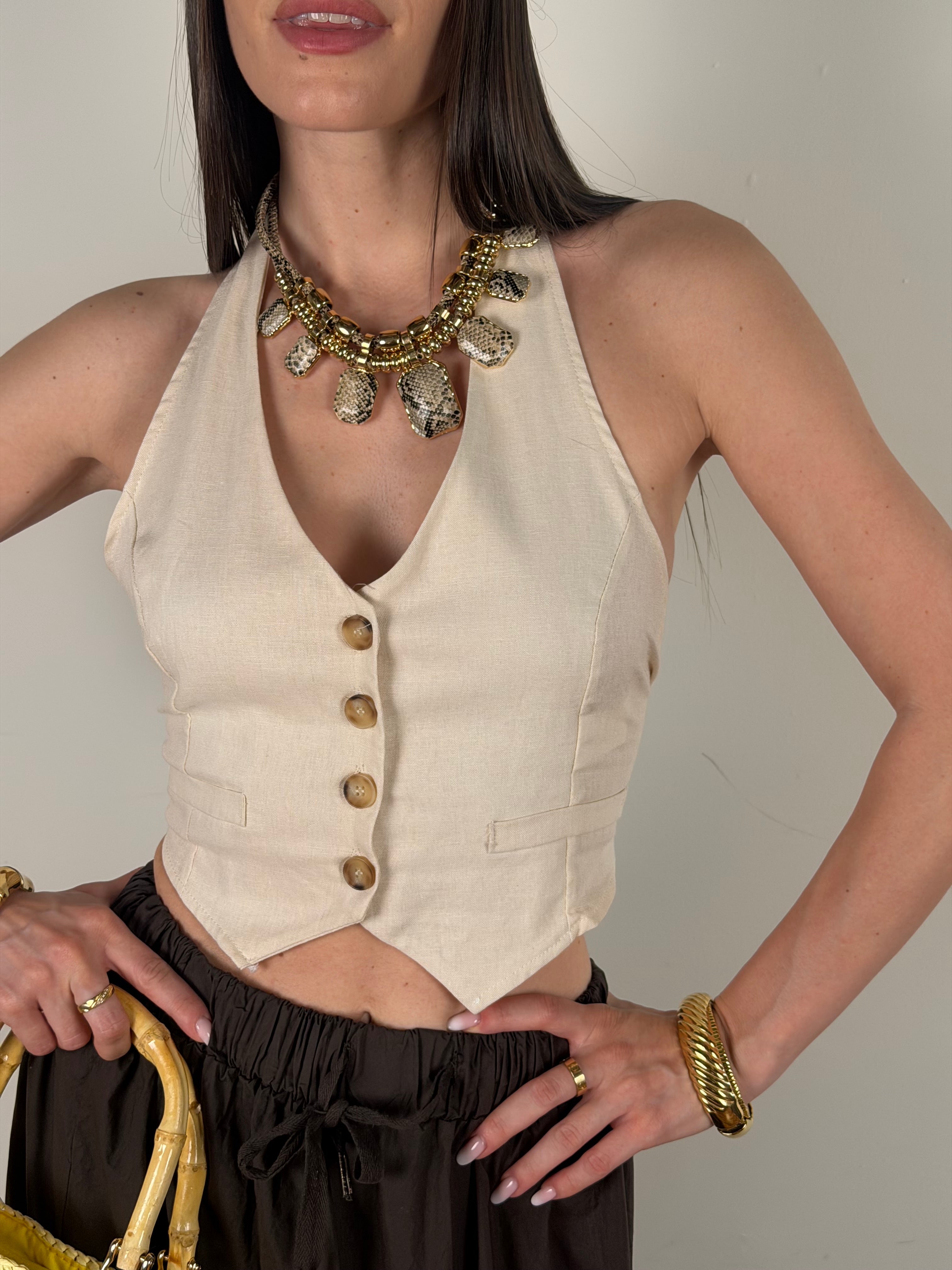 Top Dorotea beige
