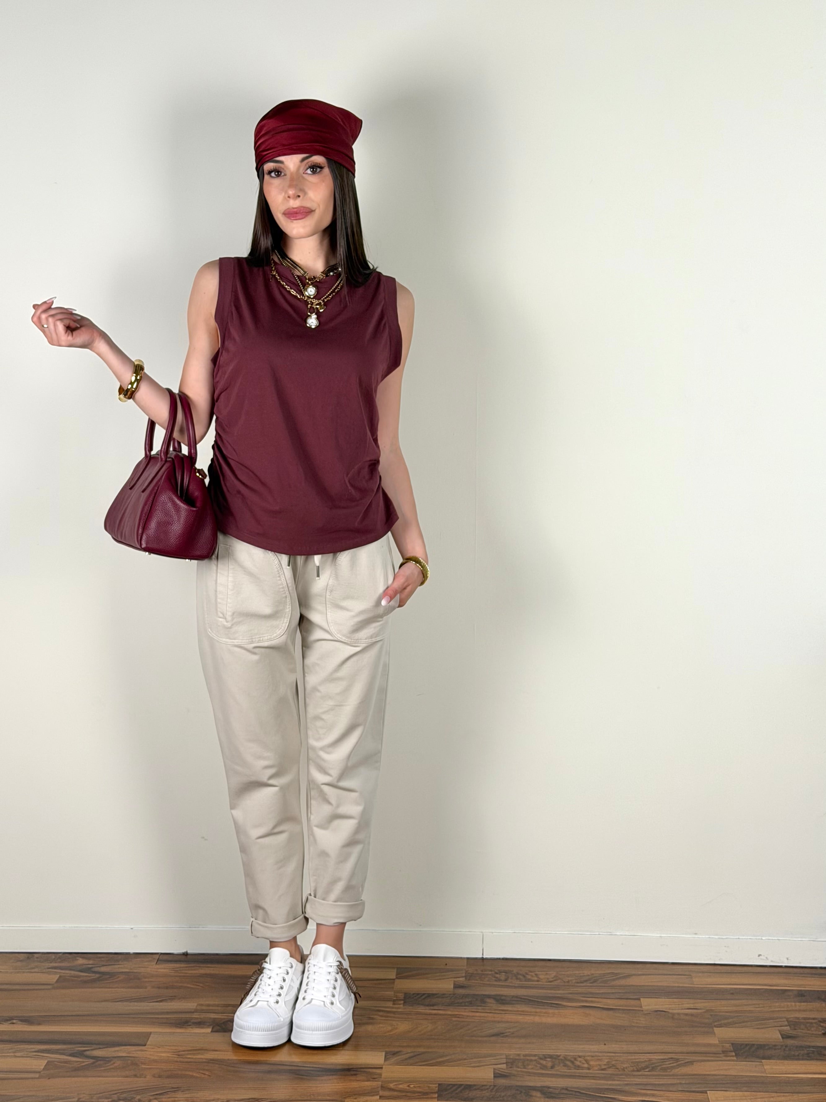 Pantalone Nilo beige