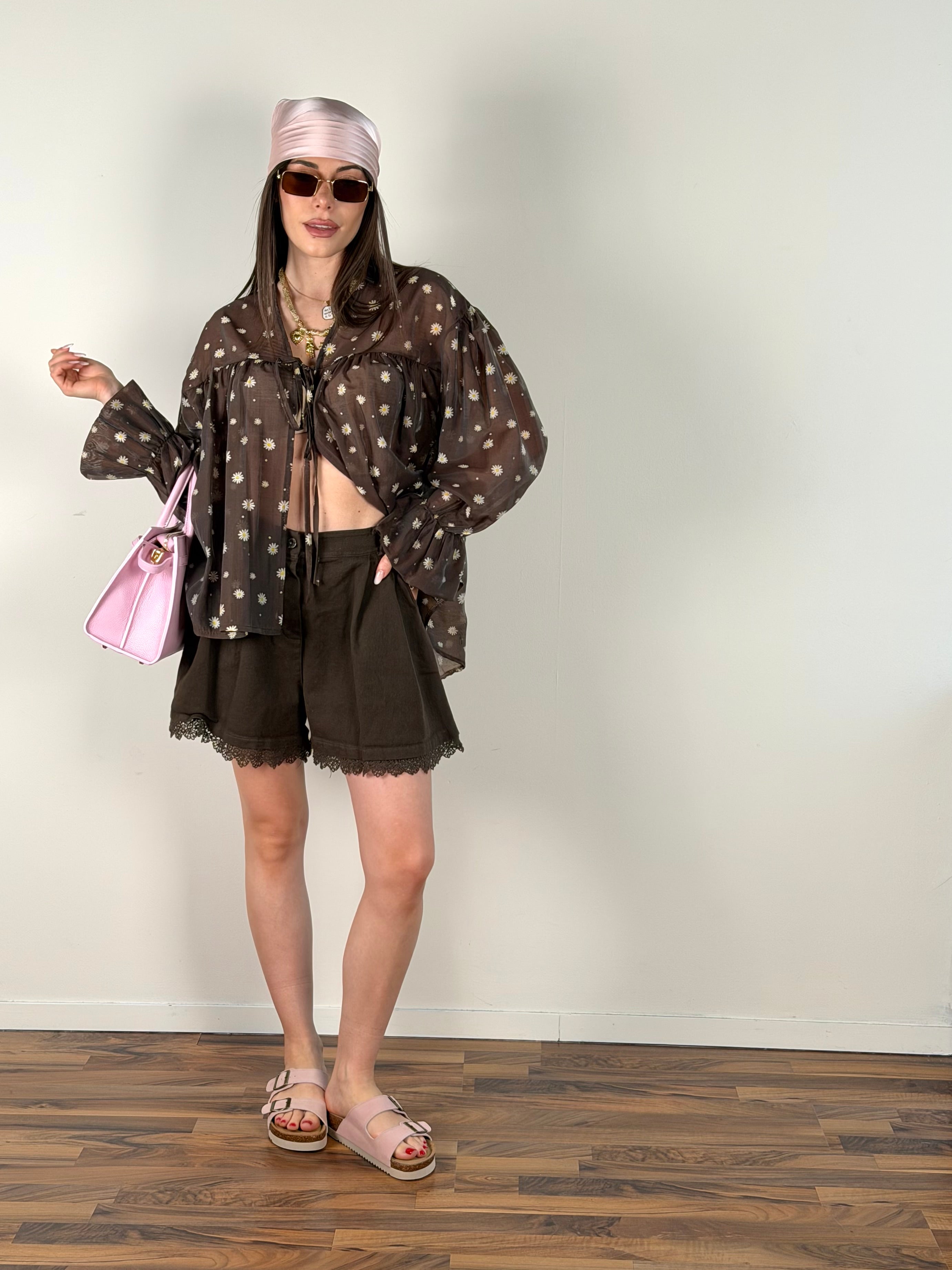 Camicia Margherite moro