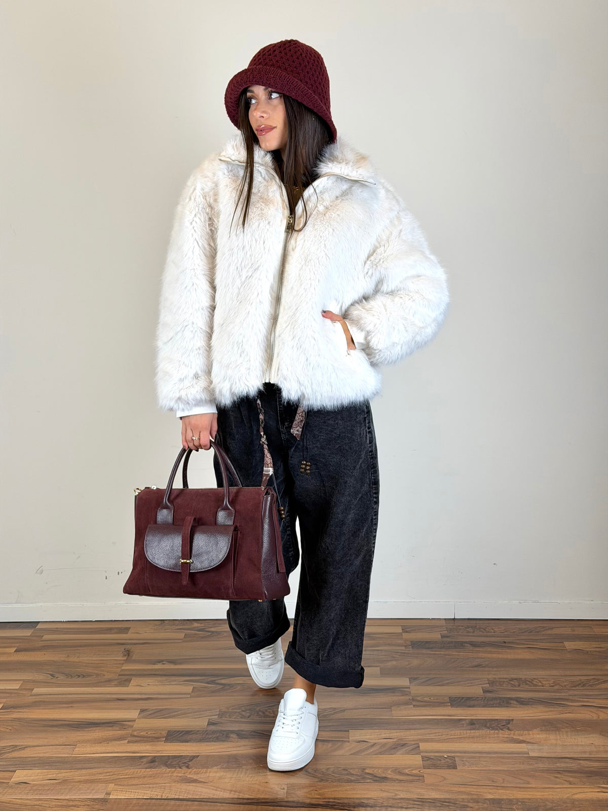 Pelliccia Winter panna