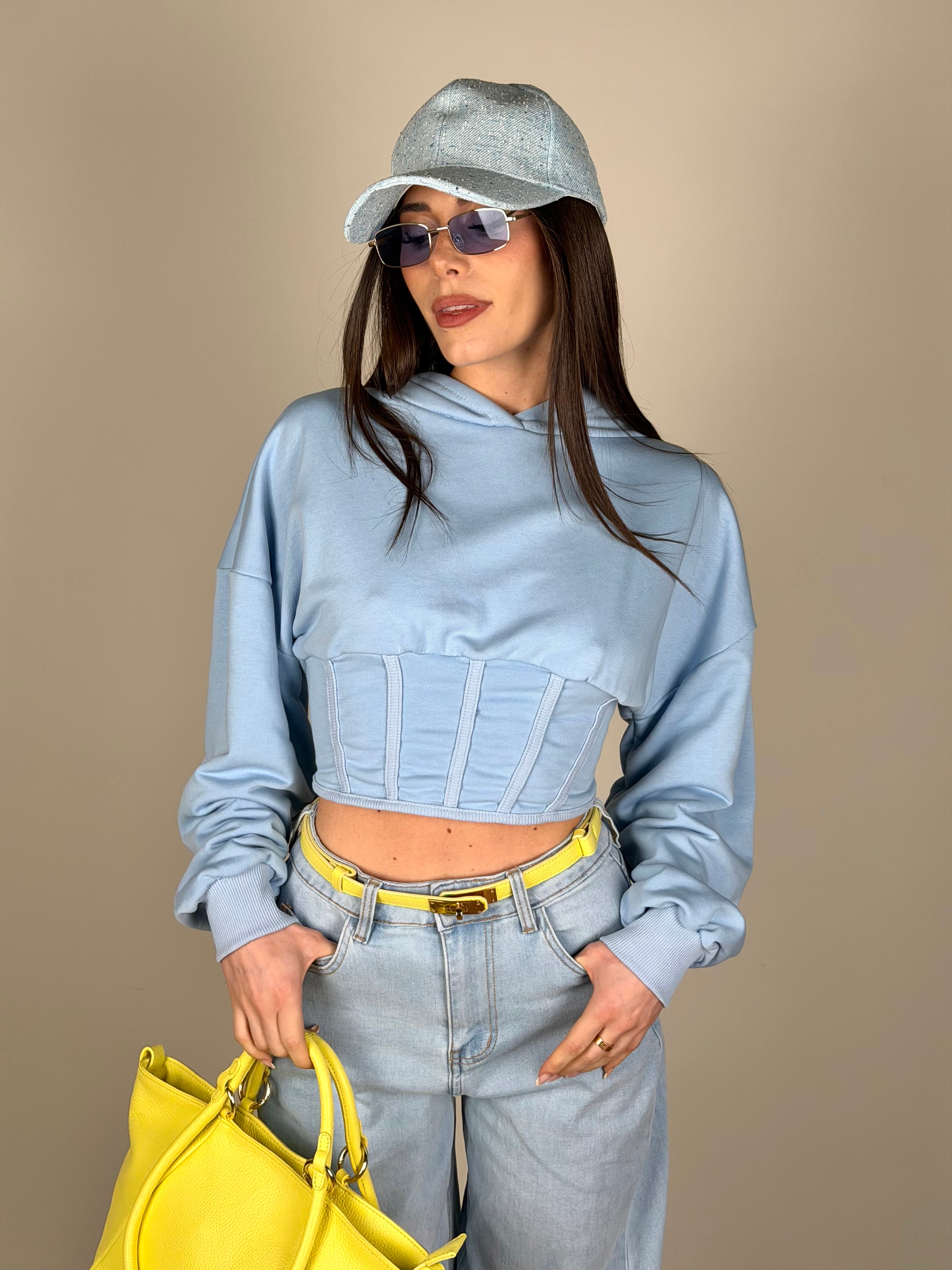 Felpa Las Vegas celeste